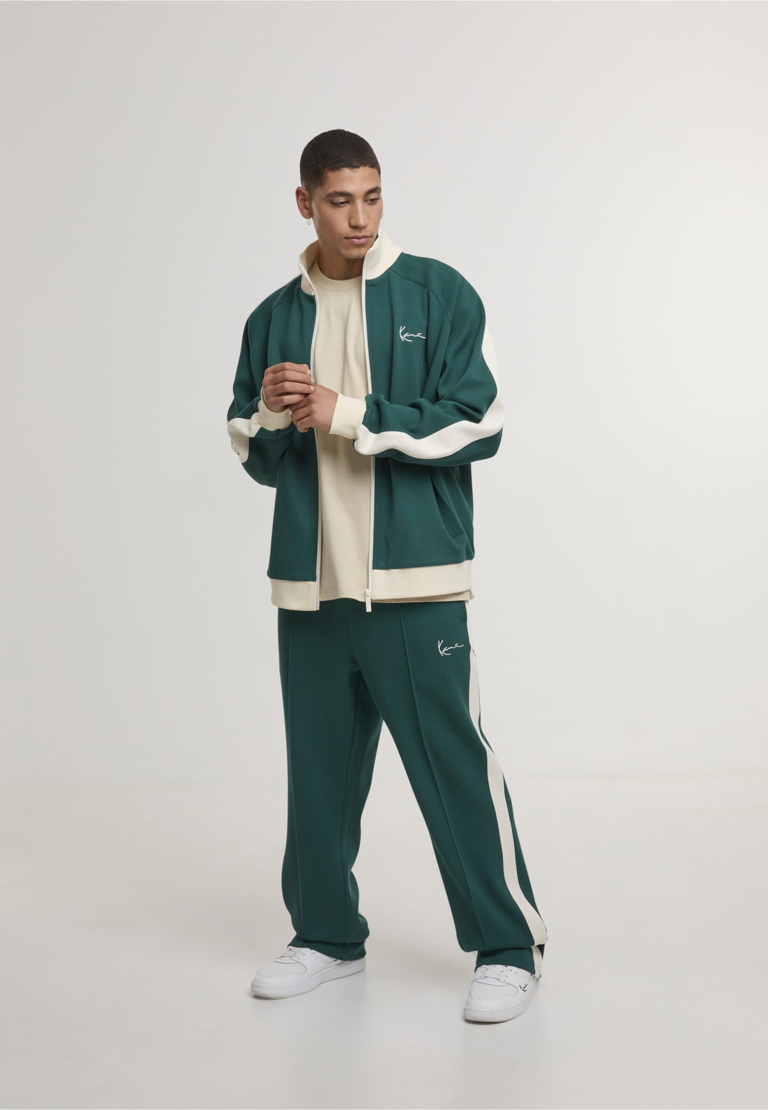 Karl Kani Signature Sidestripe Pique Trackjacket – Bild 3