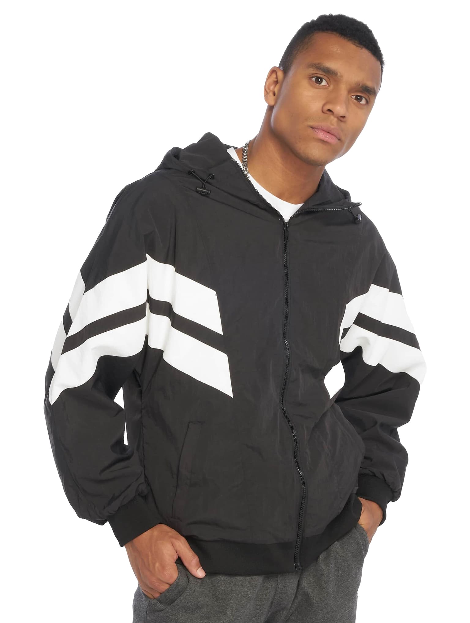 Urban Classics Crinkle Panel Track Jacket – Bild 3