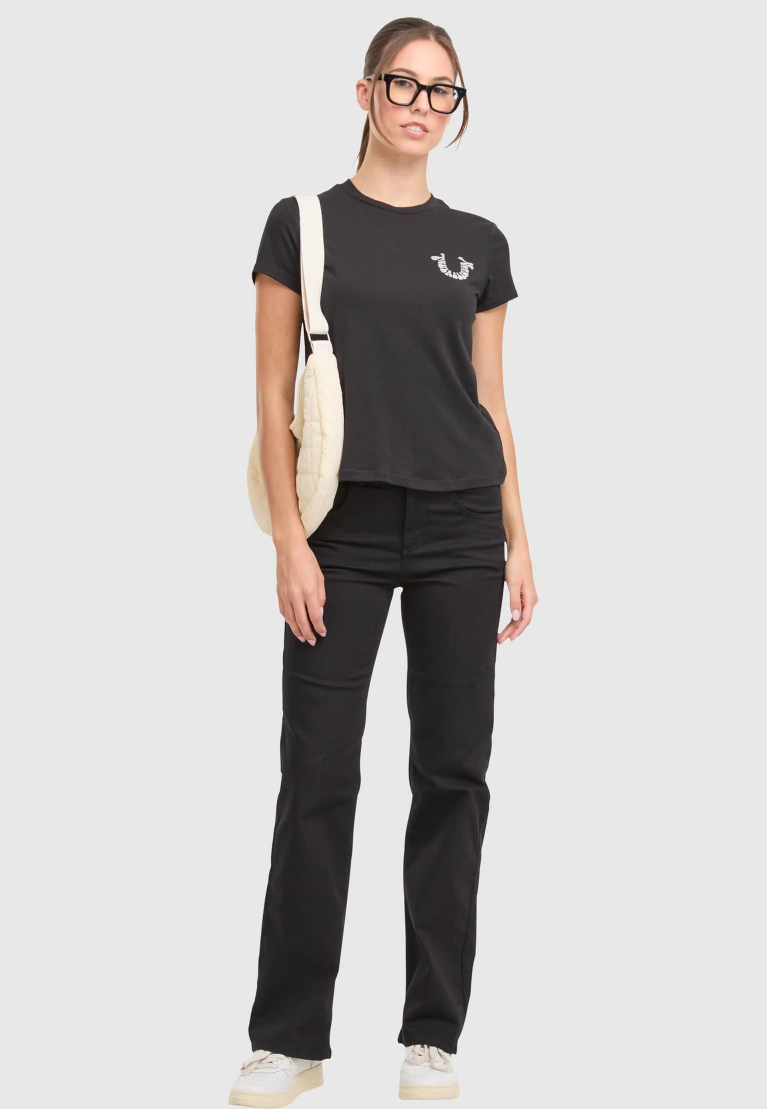 True Religion CRYSTAL HS CREW TEE – Bild 4