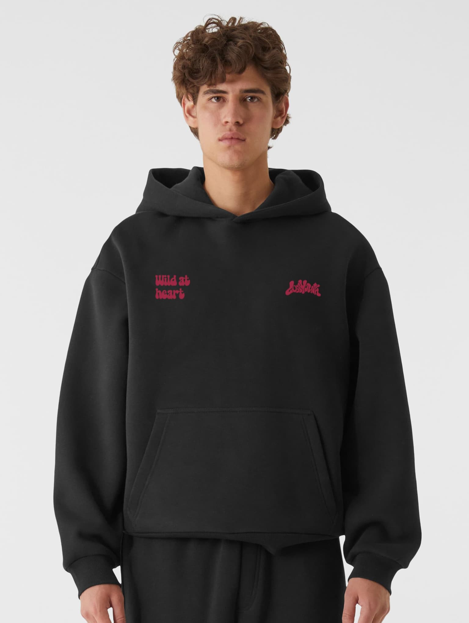 Lost Youth Oversized Wild At Heart Hoodie