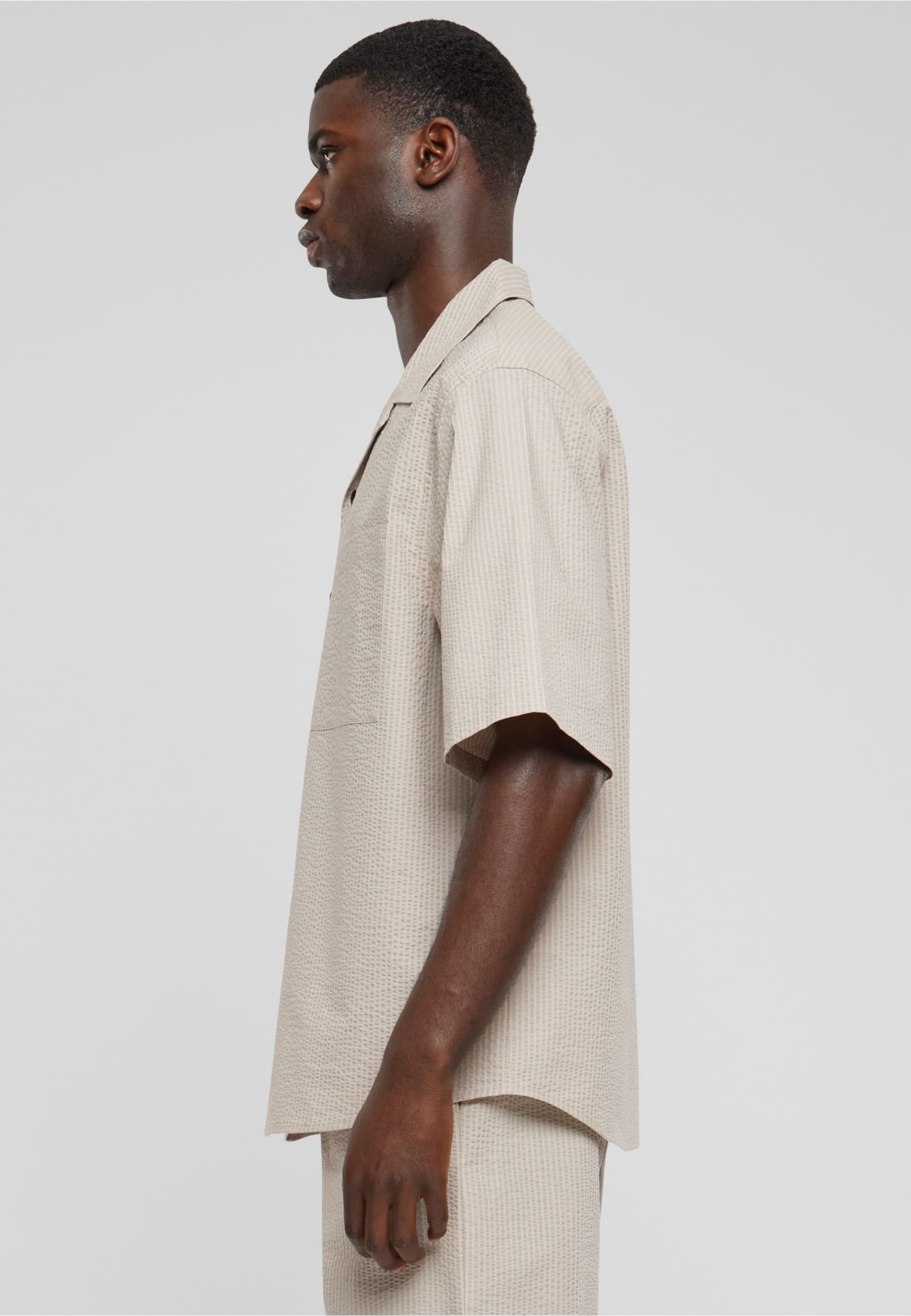 Urban Classics Relaxed Seersucker Short Sleeve Shirt – Bild 3