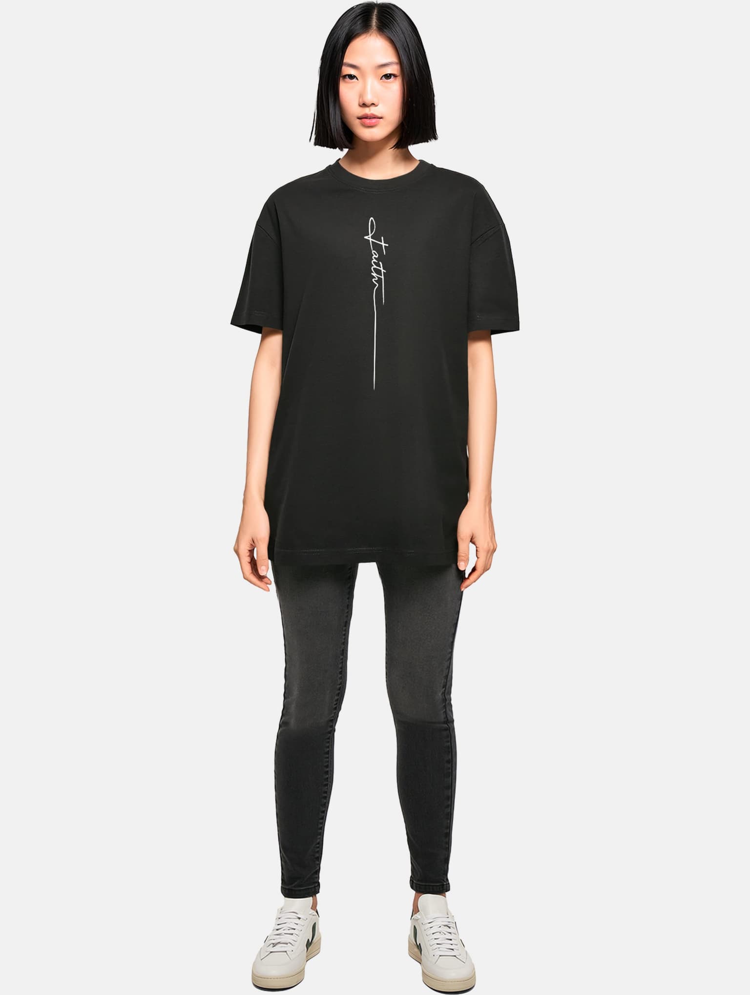Merchcode Ladies Faith Boyfriend Tee – Bild 3