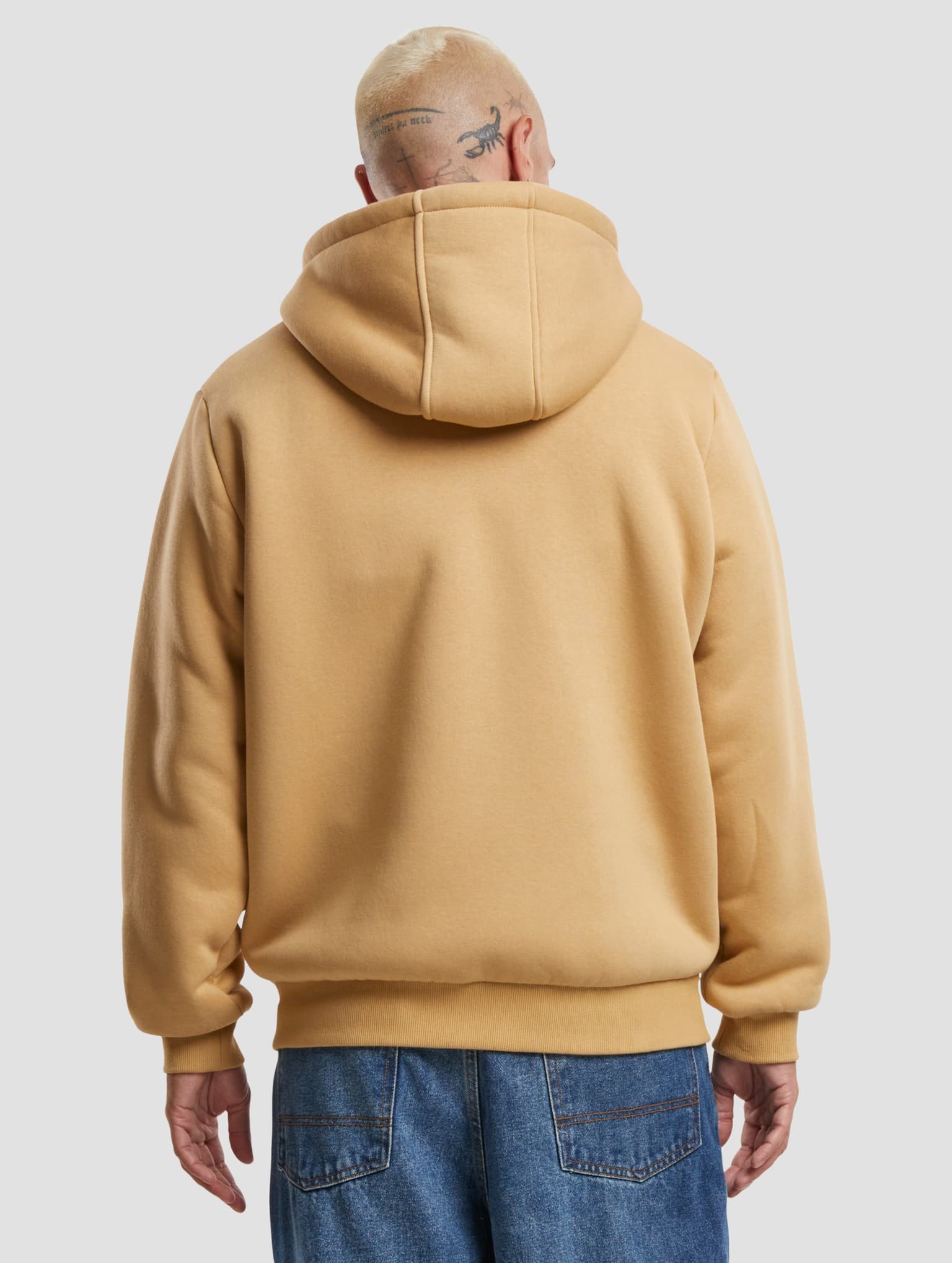 Urban Classics Bonded Sherpa Zip Hoodie – Bild 2