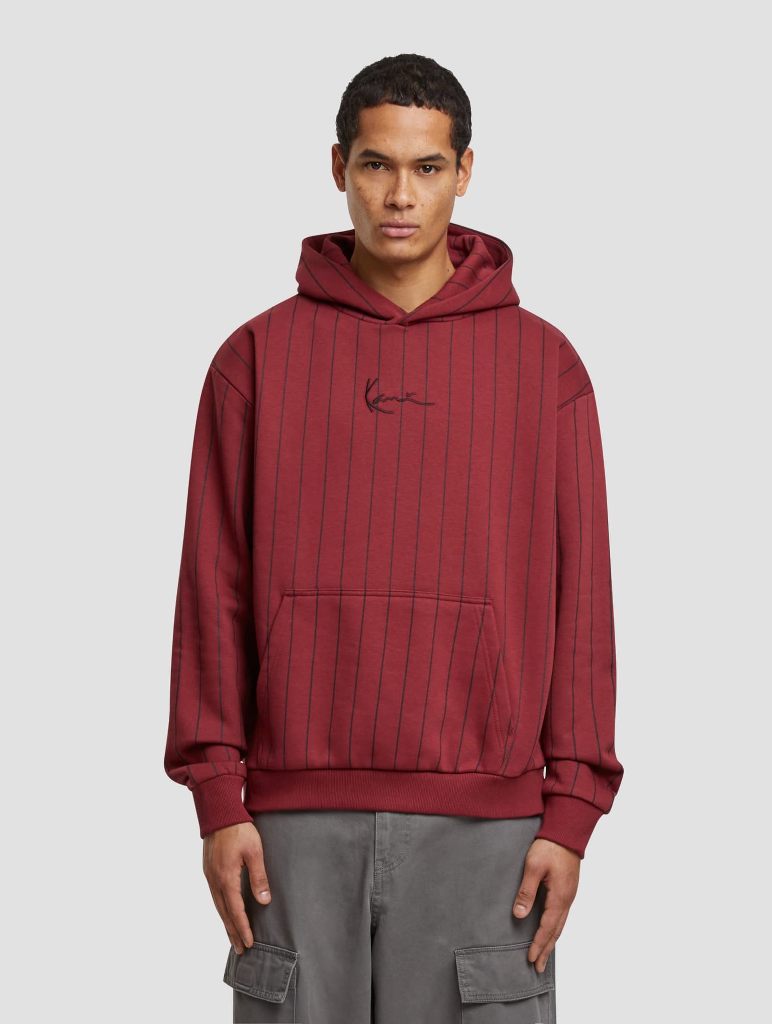 Karl Kani KK Small Signature Essential Pinstripe Hoodie