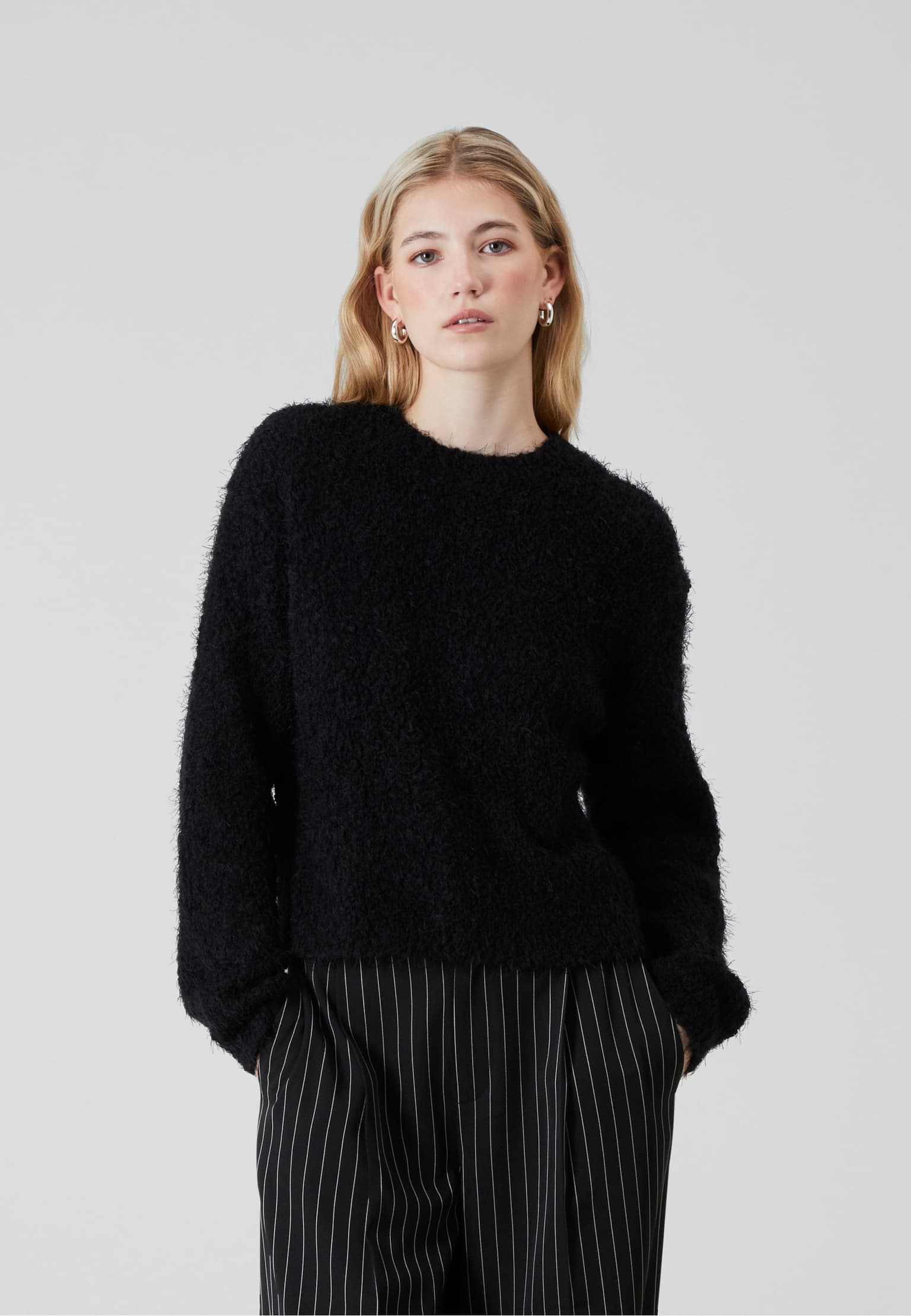 Noisy May NMSASSY L/S O-NECK KNIT FWD