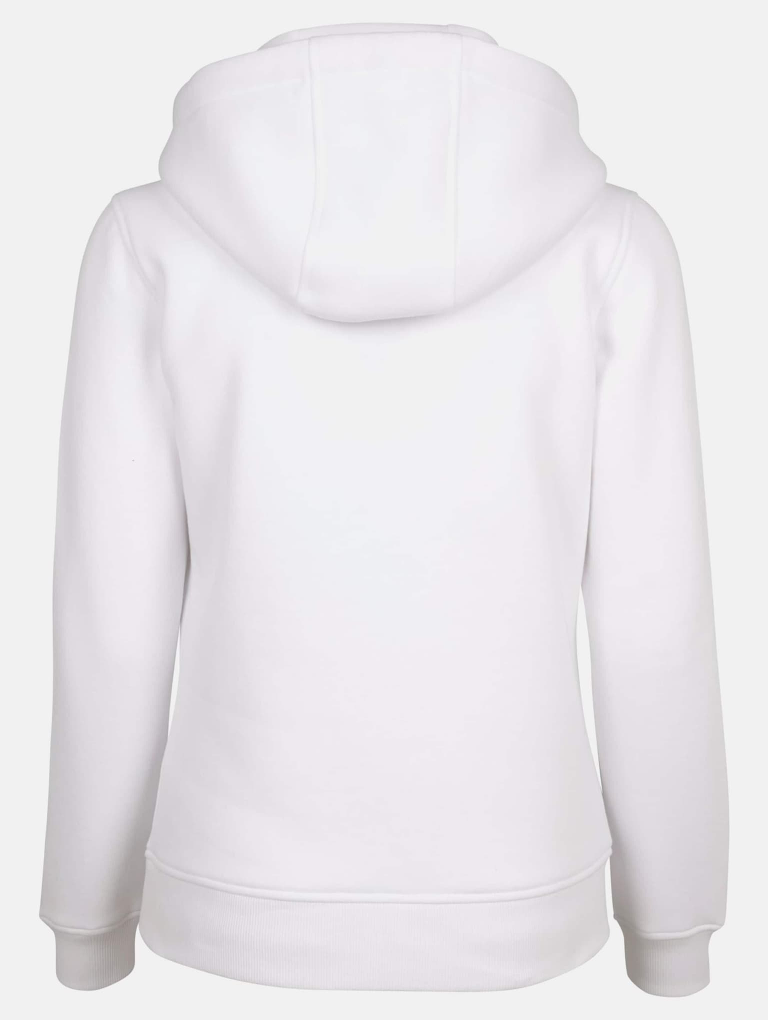 Merchcode Ladies Peace - Scribble Hand Heart White Hoody – Bild 4