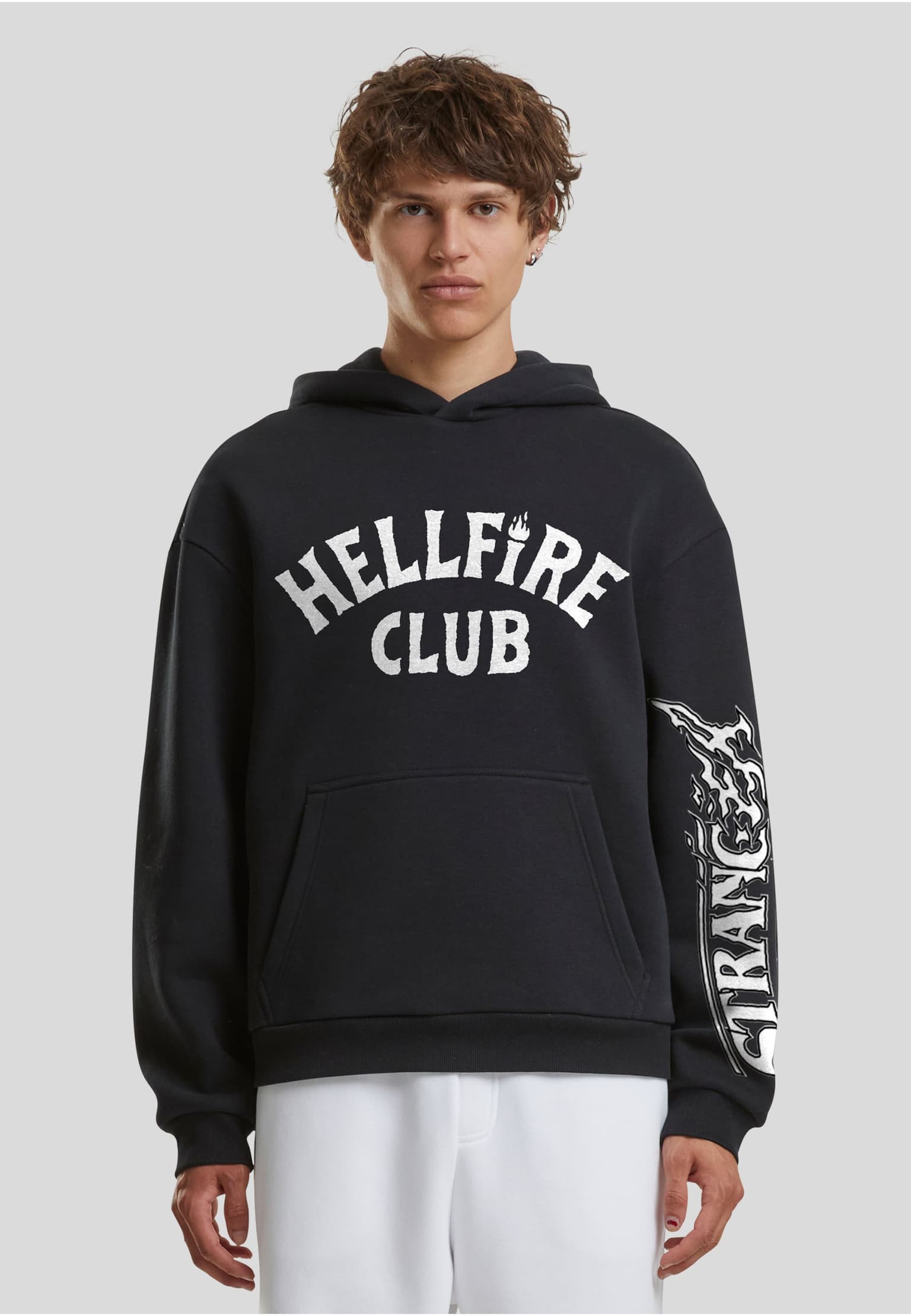 Merchcode Stranger Things Hellfire Club Fluffy Hoody