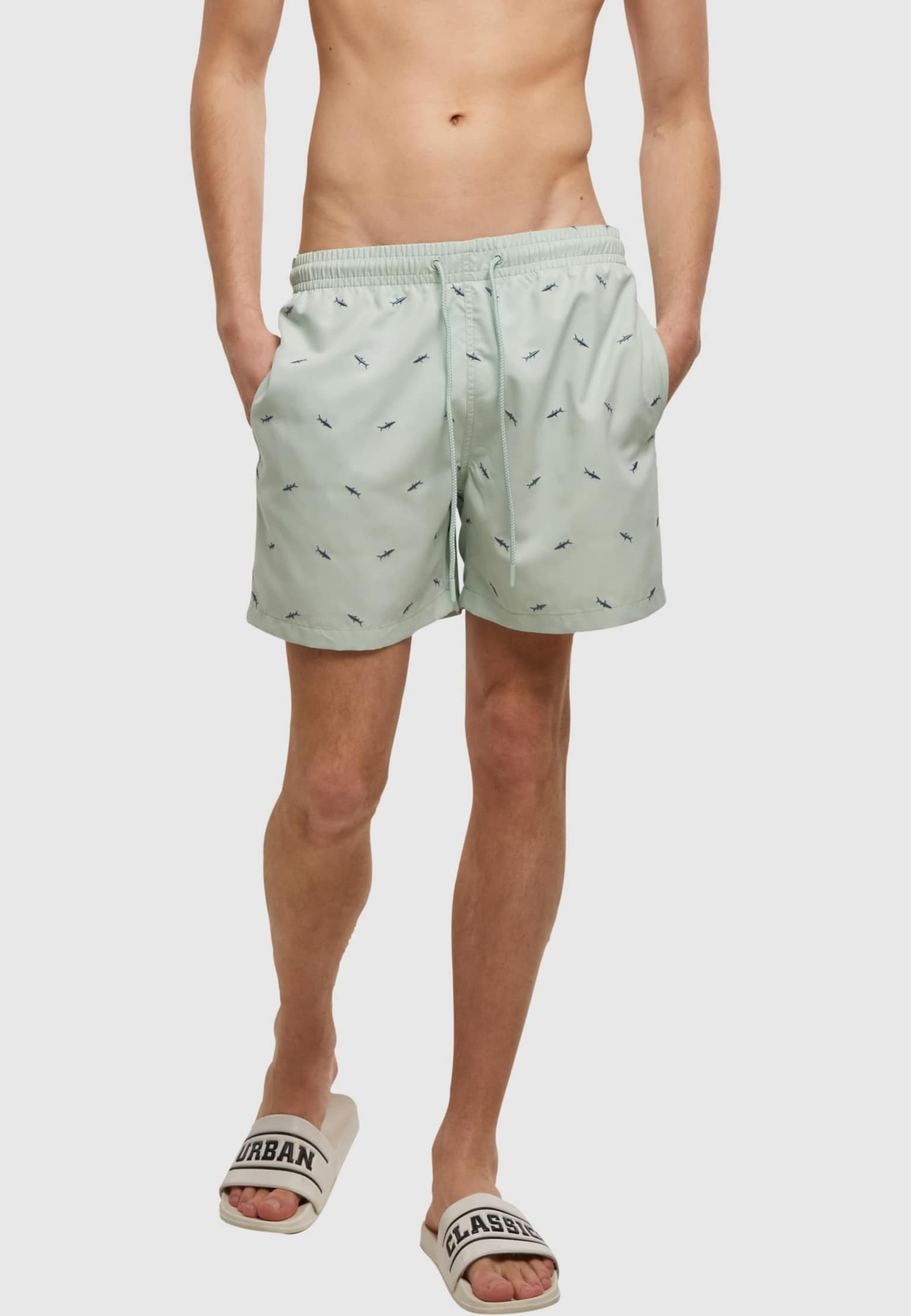 Urban Classics Embroidery Swim Short