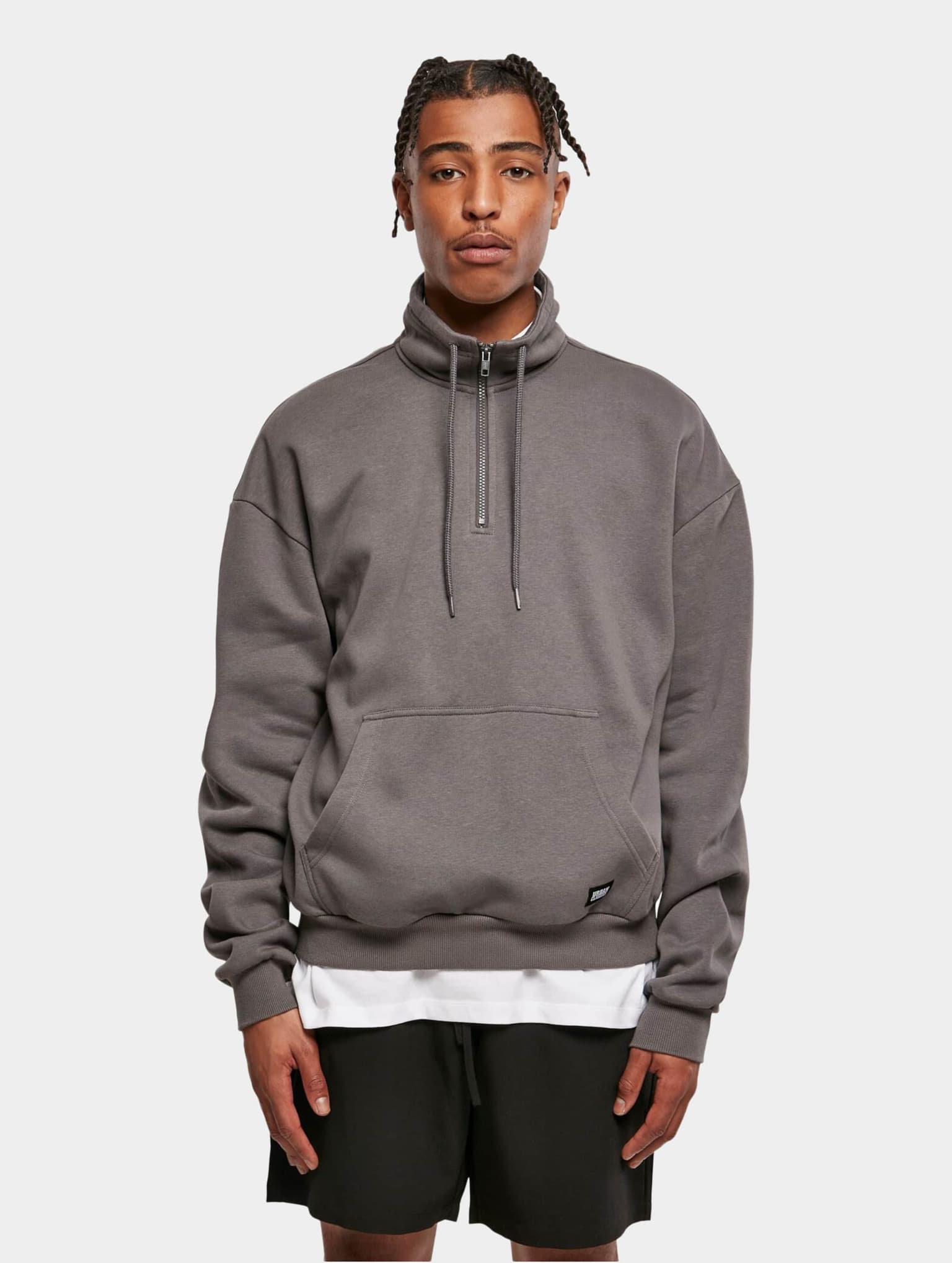 Urban Classics Essentials Drawstring Troyer – Bild 3