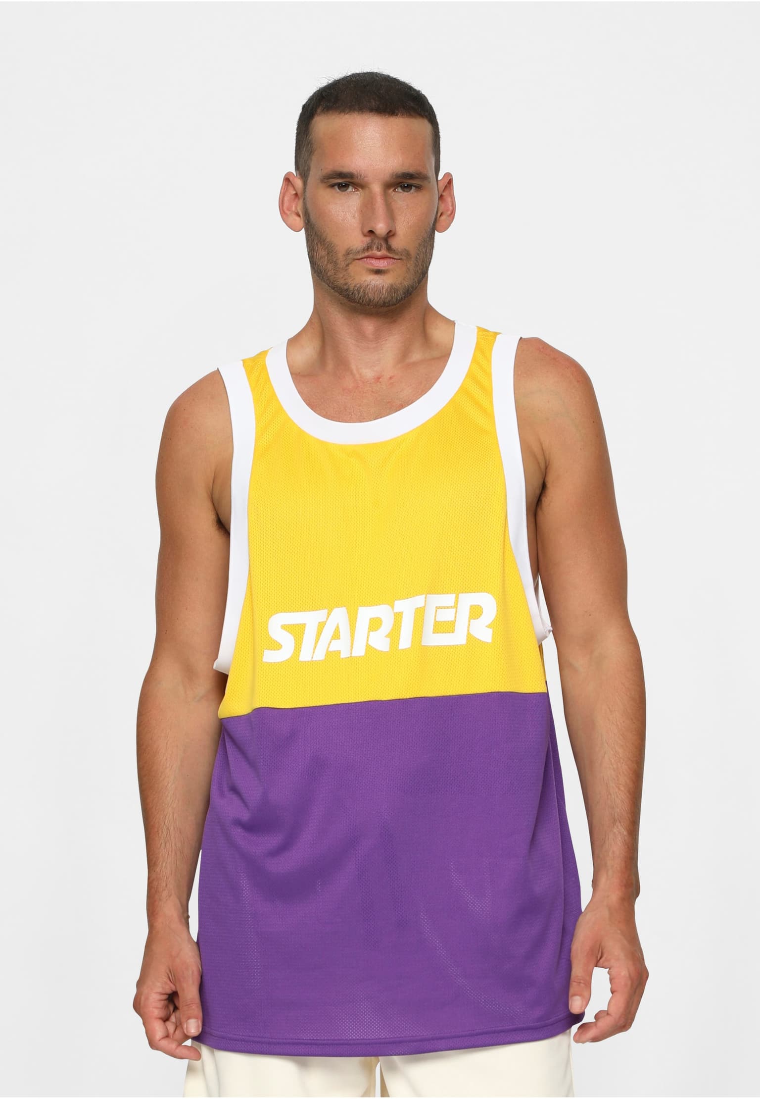 Starter Black Label Split Mesh Tank Top