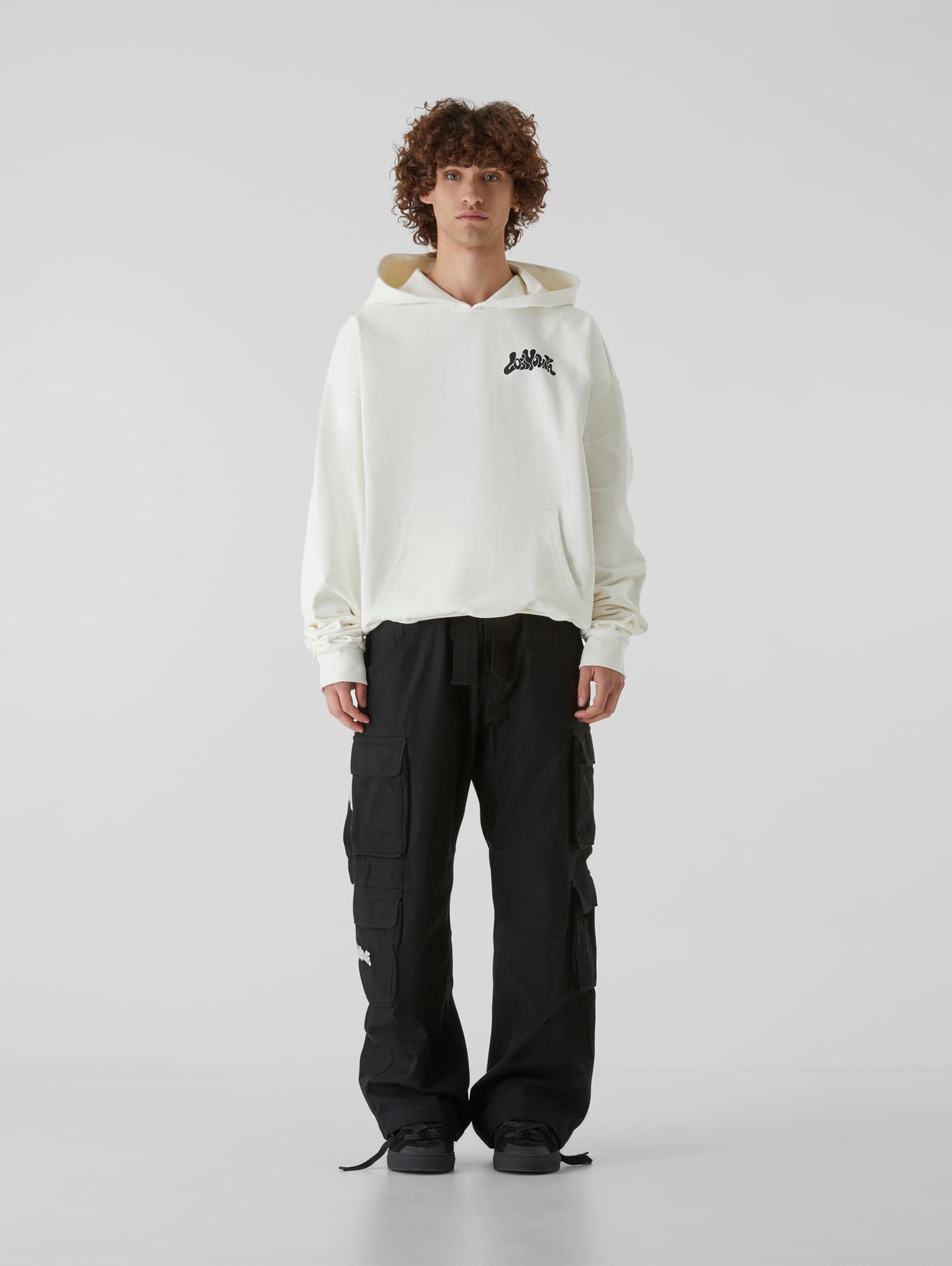 Lost Youth Blurred Flowers Hoodie – Bild 3
