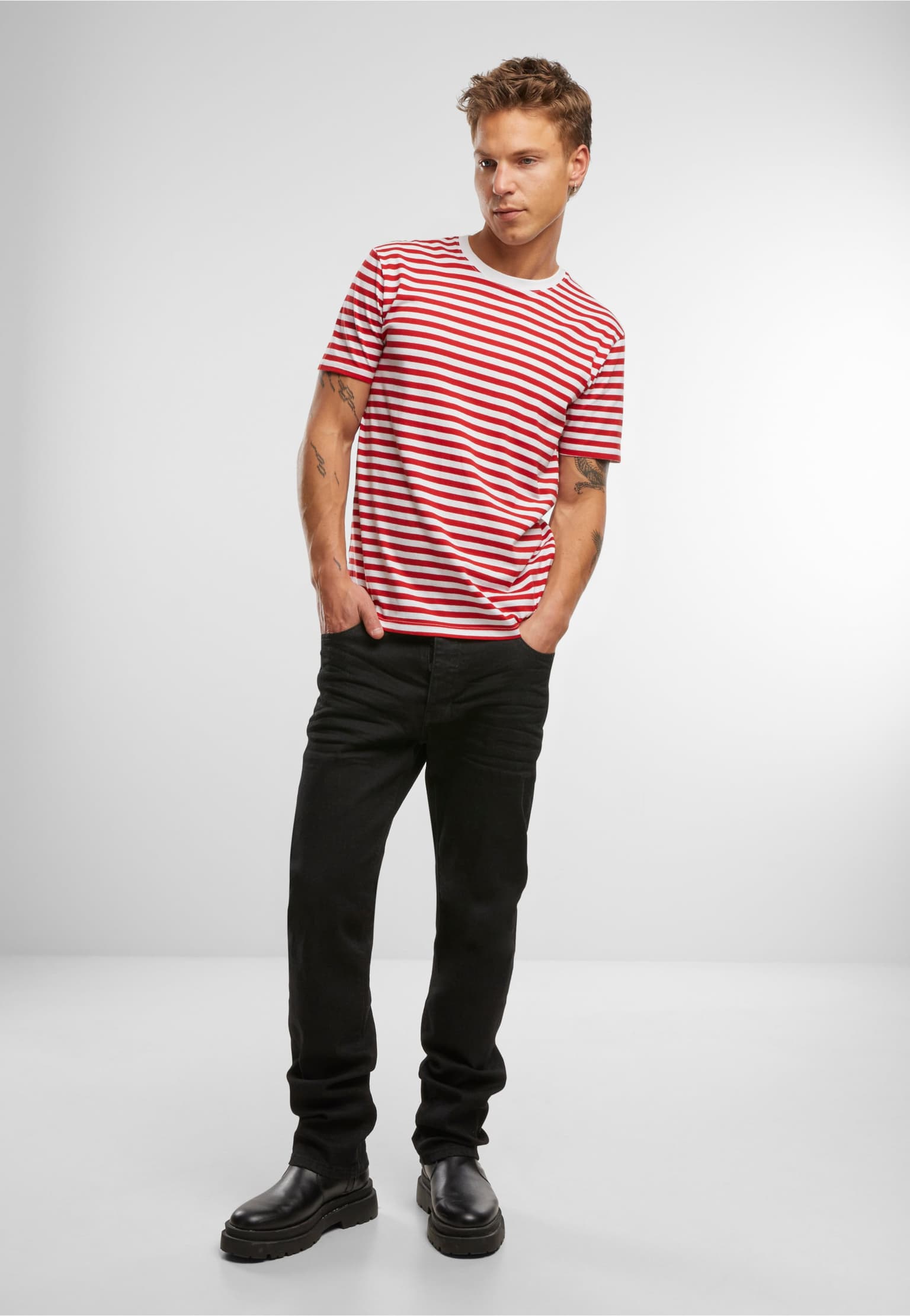 Brandit Jerseyshirt Stripe Tee – Bild 3