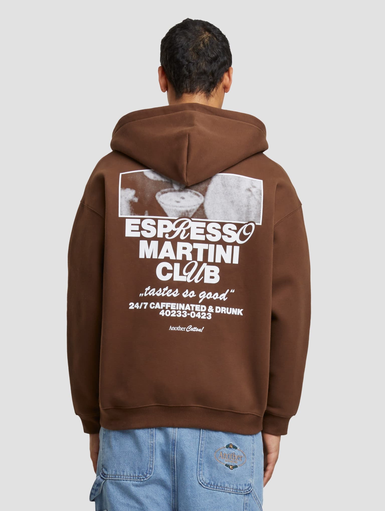 Another Cotton Lab Espresso Martini Oversized Zip Hoodie – Bild 2