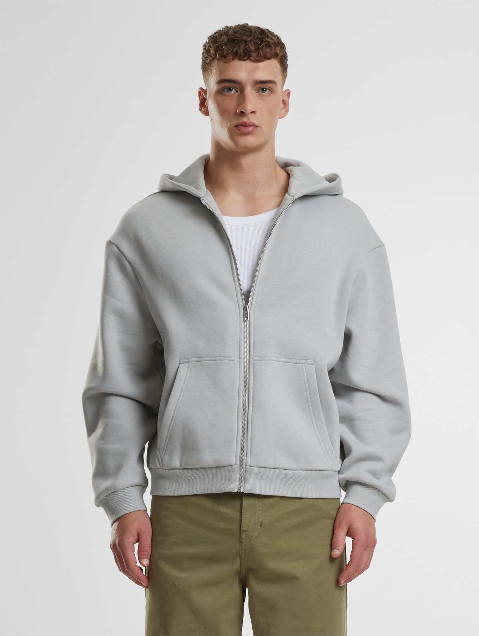 Urban Classics Fluffy Zip Hoodie – Bild 3