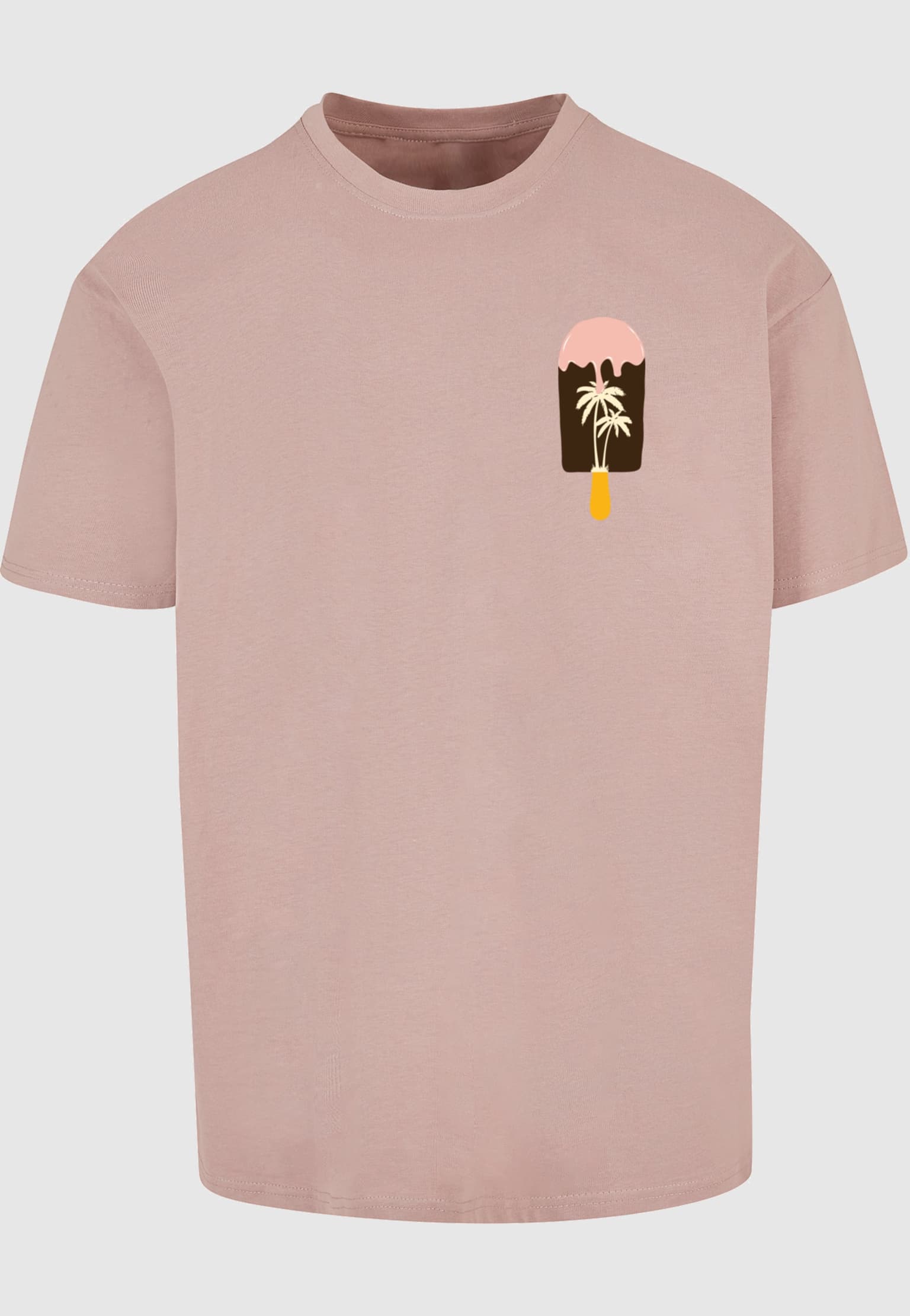 Merchcode POD Summer - Icecream Heavy Oversize Tee – Bild 3