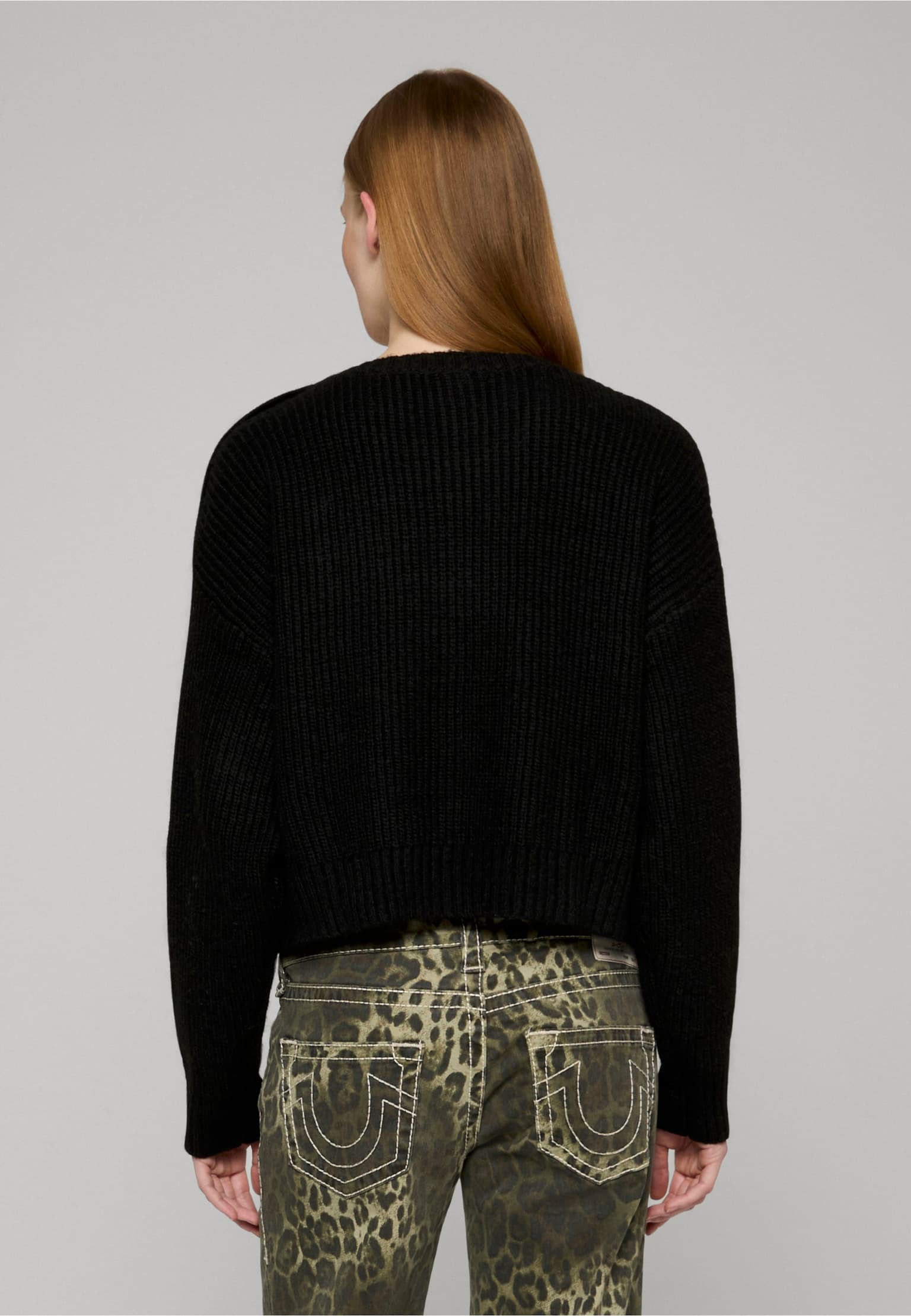 True Religion LOGO OFF SHOULDER SWEATER – Bild 2