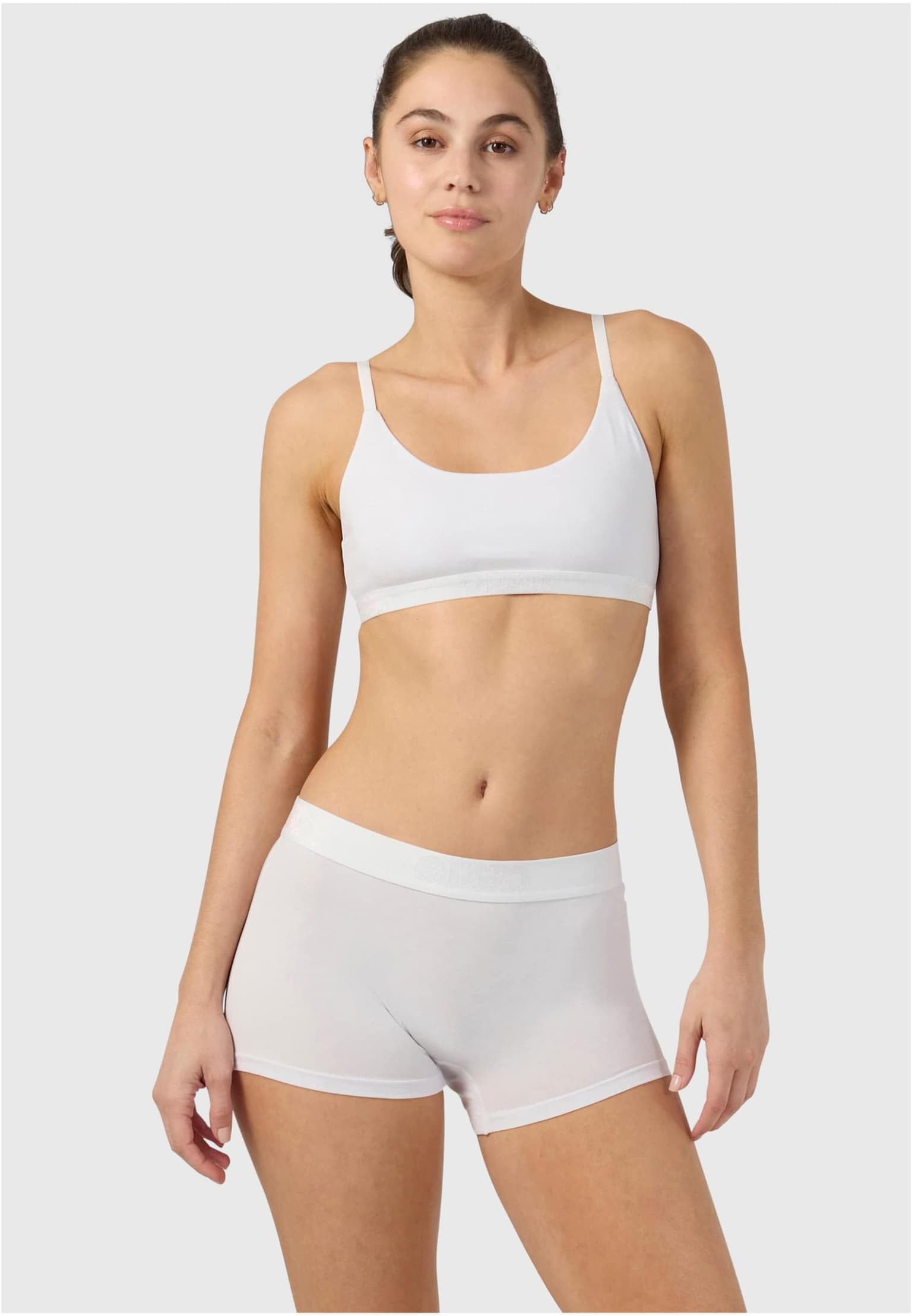 PSD WHITE Modal Solids Scoop Bralette
