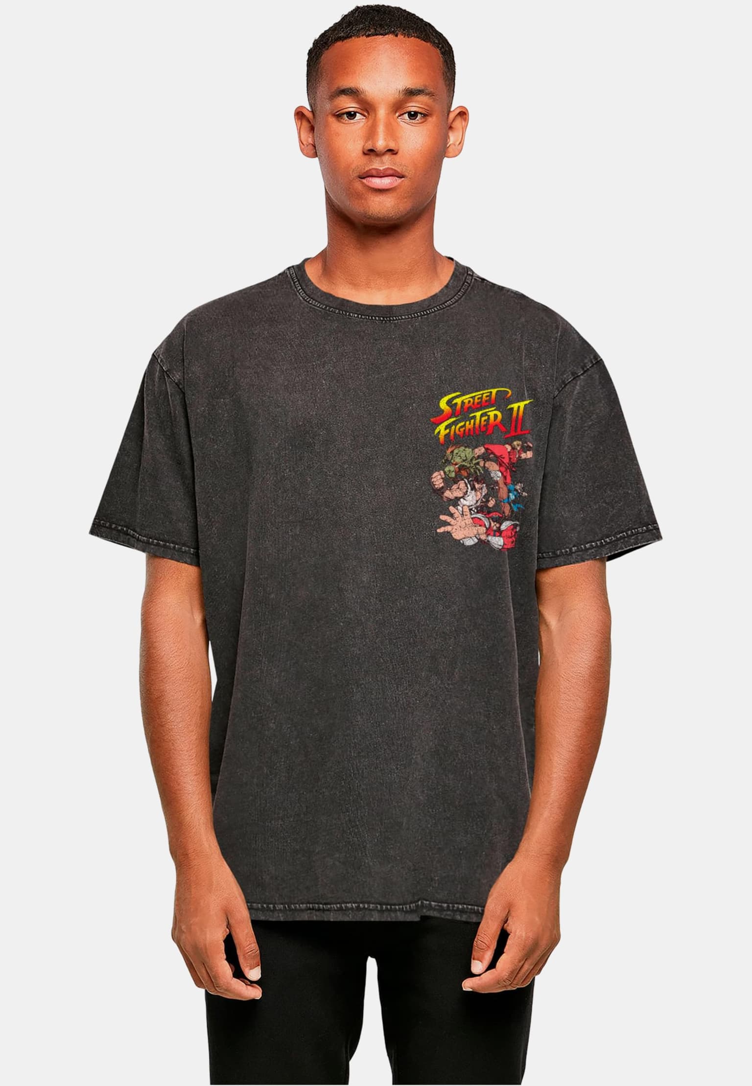 Merchcode Streetfighter II Roster Oversize Tee