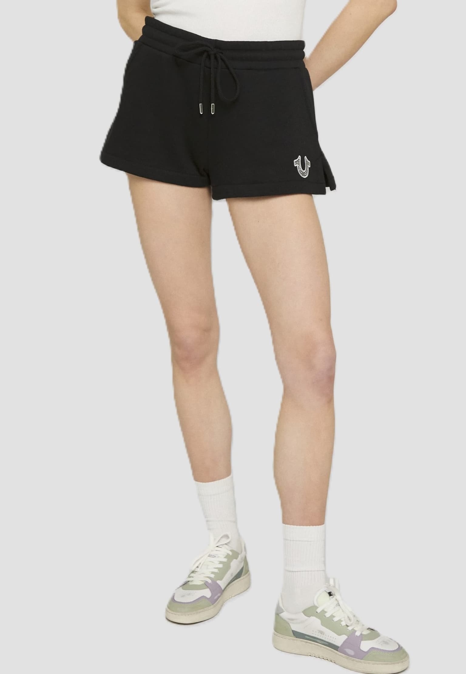 True Religion EMBROIDERED LOUNGE SHORTS