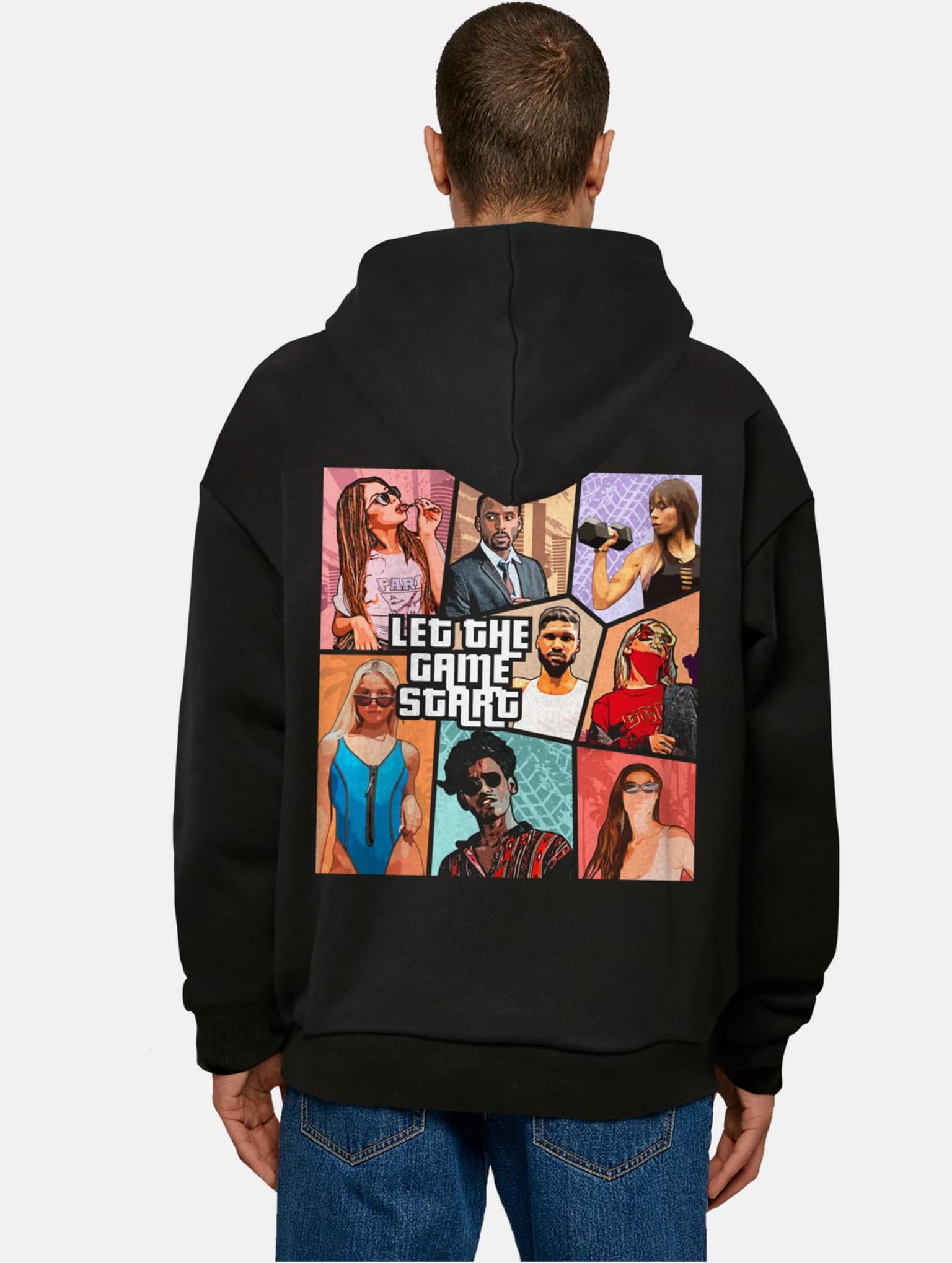 Merchcode POD Grand Collage Ultra Heavy Hoody – Bild 2