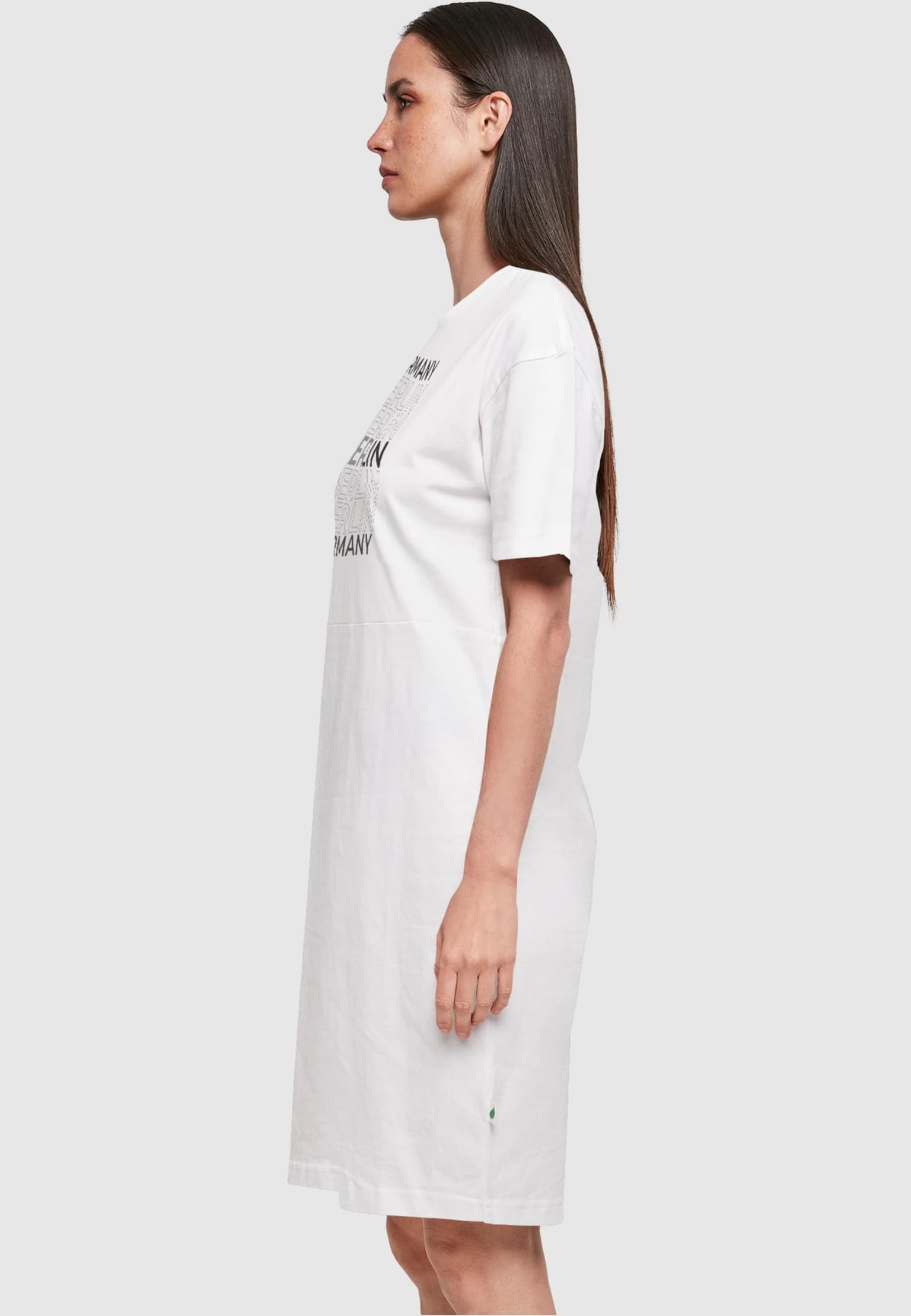 Merchcode Ladies Berlin Essentials Oversized Slit Tee Dress – Bild 3