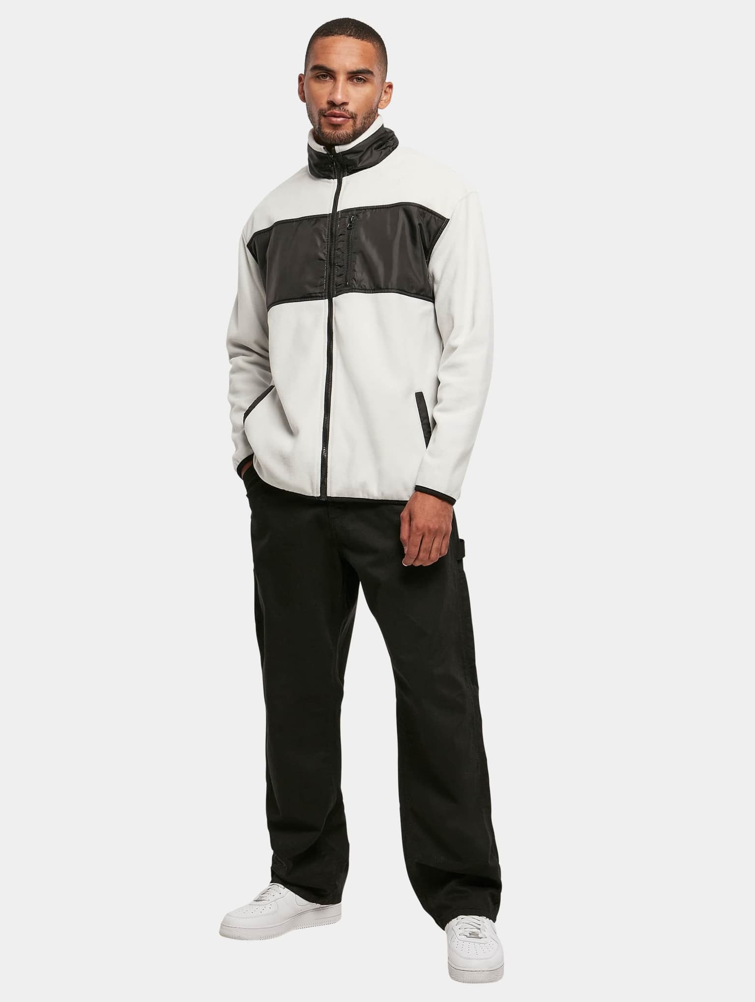 Urban Classics Patched Micro Fleece Jacket – Bild 4