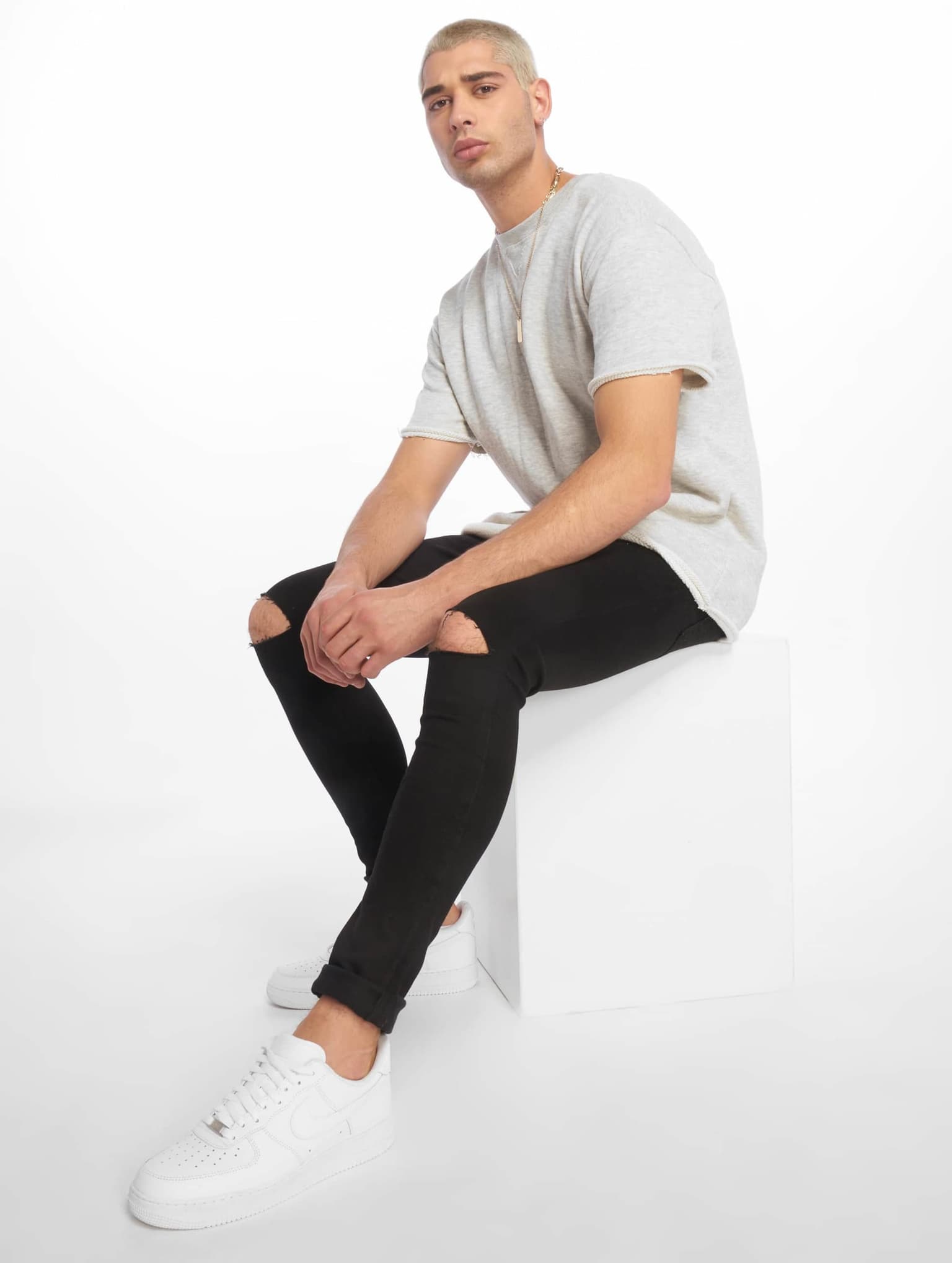 Urban Classics Herringbone Terry Tee – Bild 4