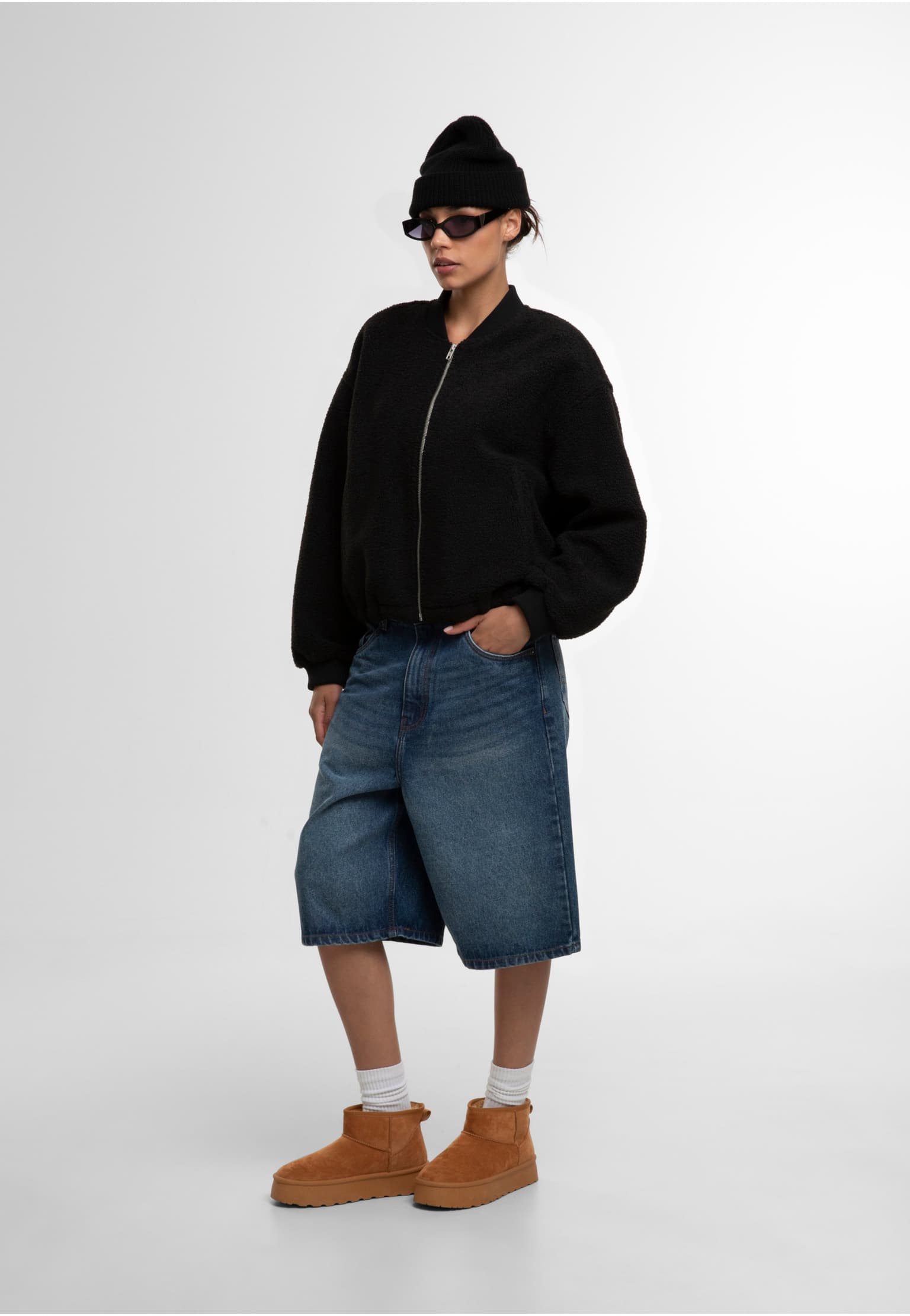 Urban Classics Ladies Structured Bomber Jacket – Bild 3