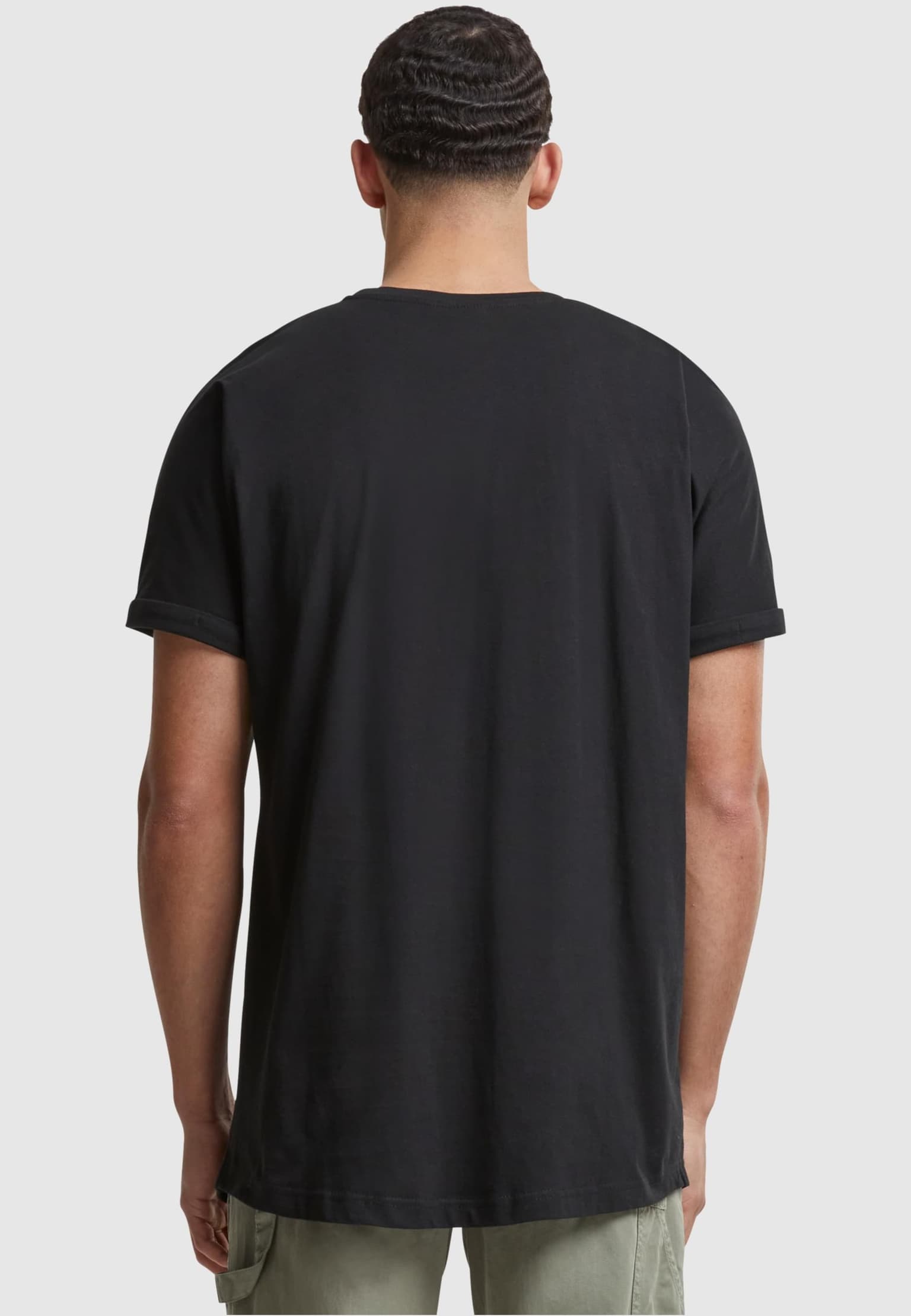 Urban Classics Long Shaped Turnup Tee – Bild 2
