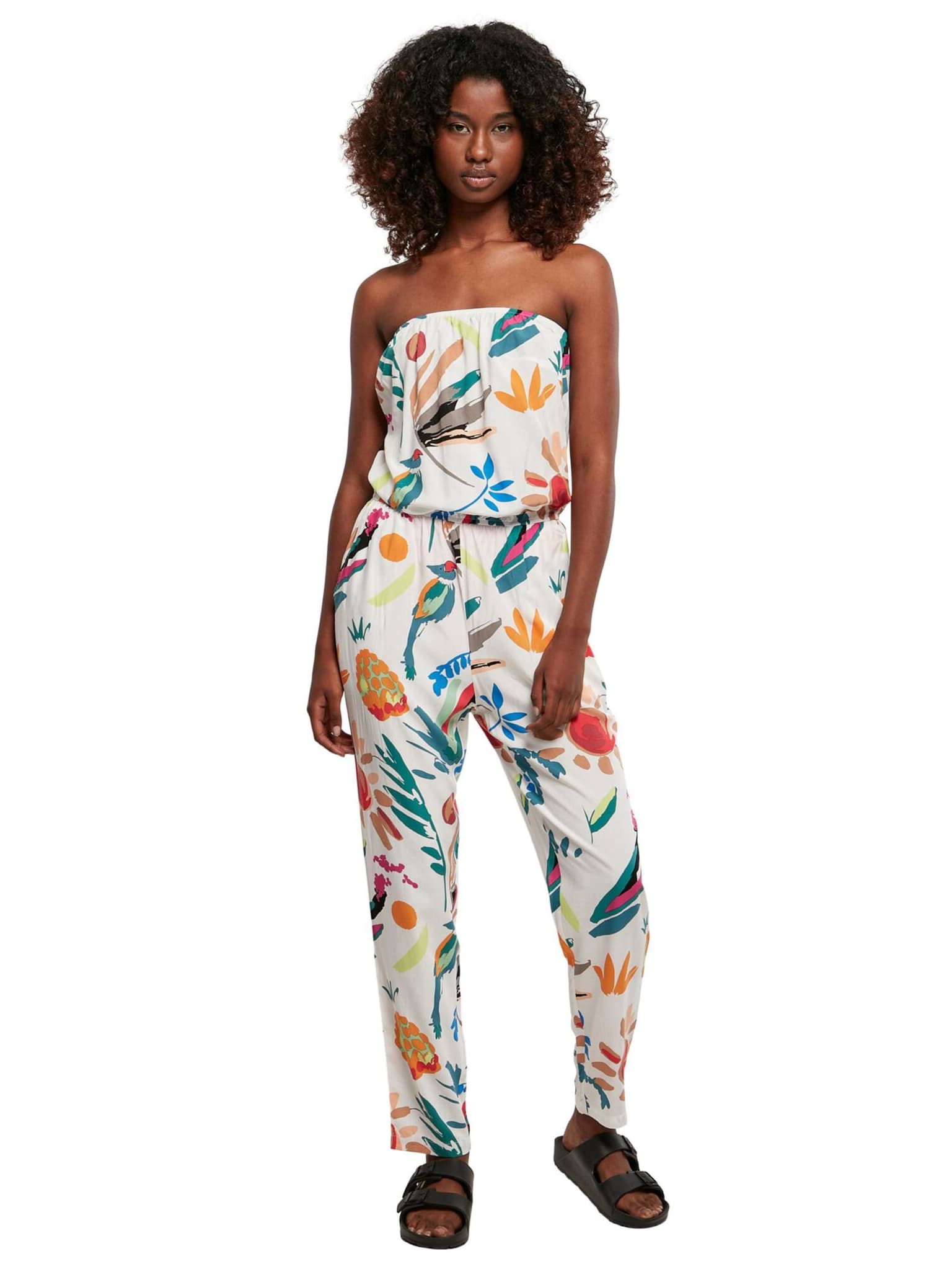 Urban Classics Ladies Viscose Bandeau Jumpsuit – Bild 4