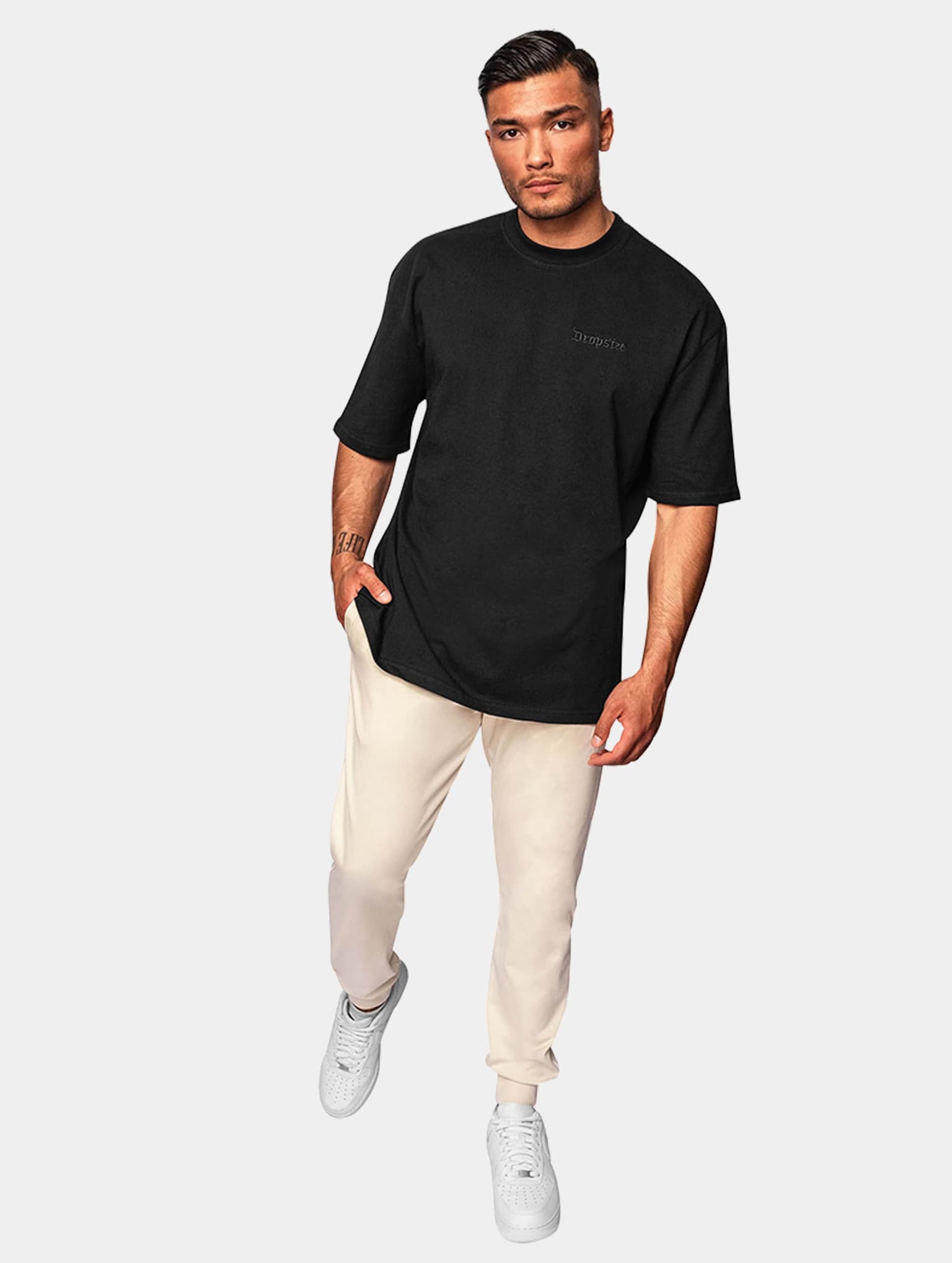 Dropsize Heavy Oversize Embo T-Shirt – Bild 3