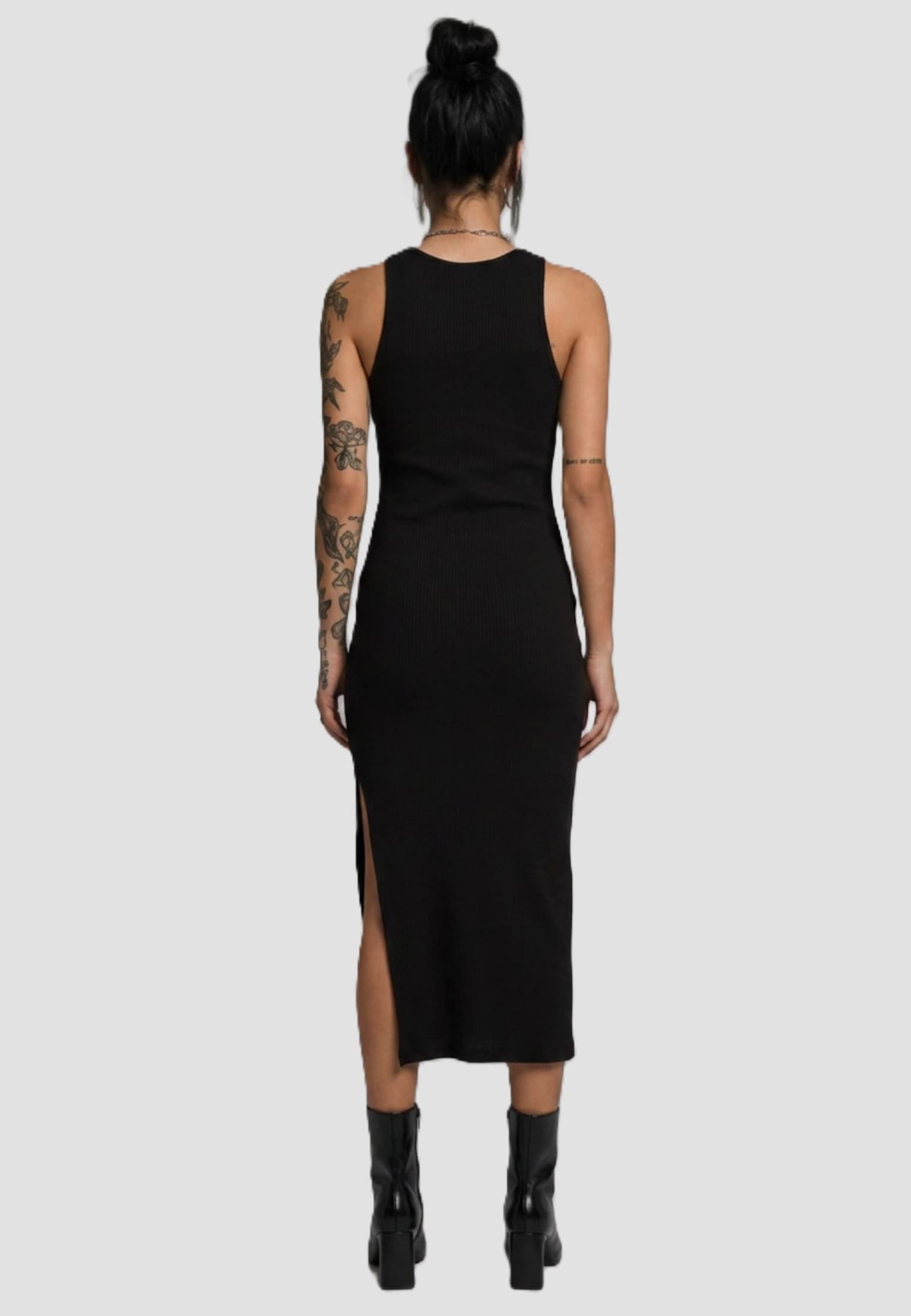 Urban Classics Ladies Long Racerback Rib Dress – Bild 2