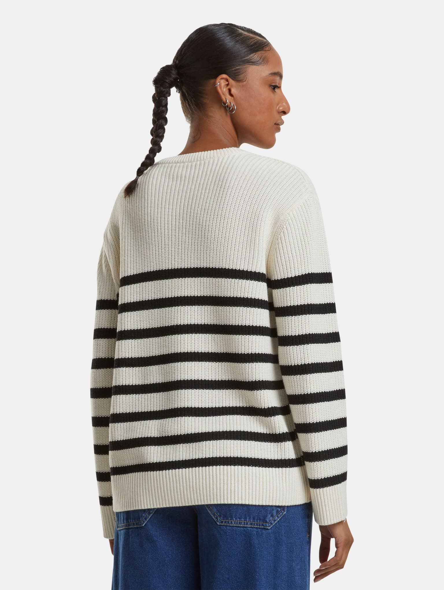 Urban Classics Ladies Rib Striped Sweater – Bild 2
