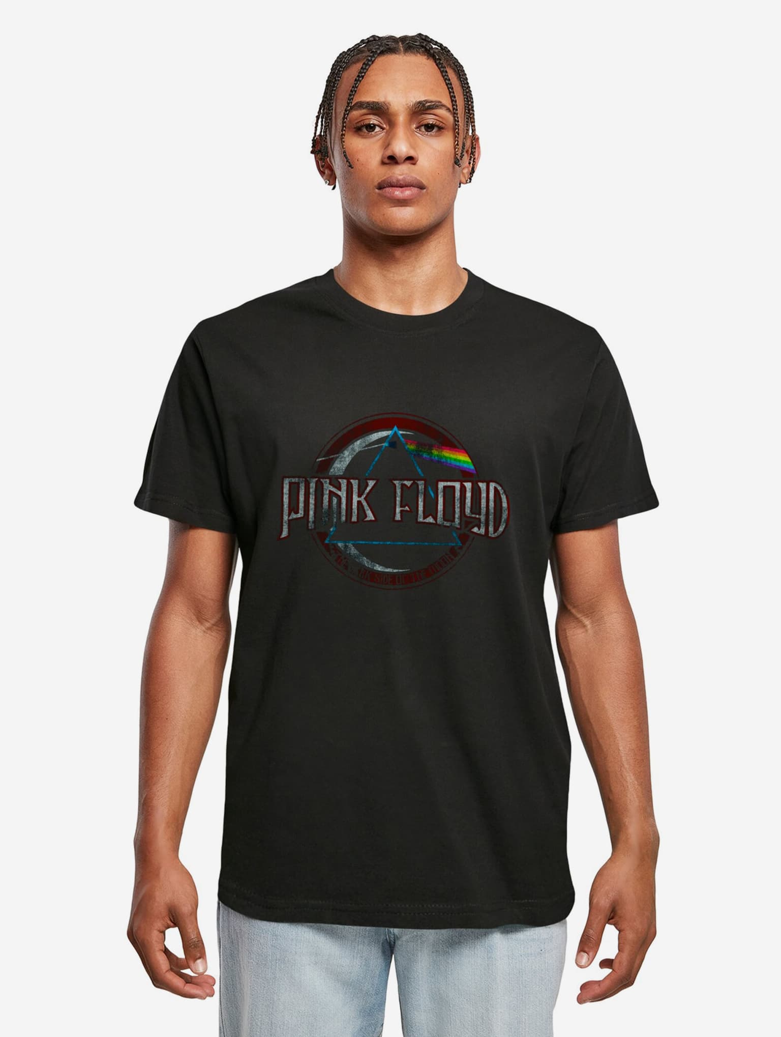 Merchcode Pink Floyd Dark Side of the Moon Circular Logo Tee
