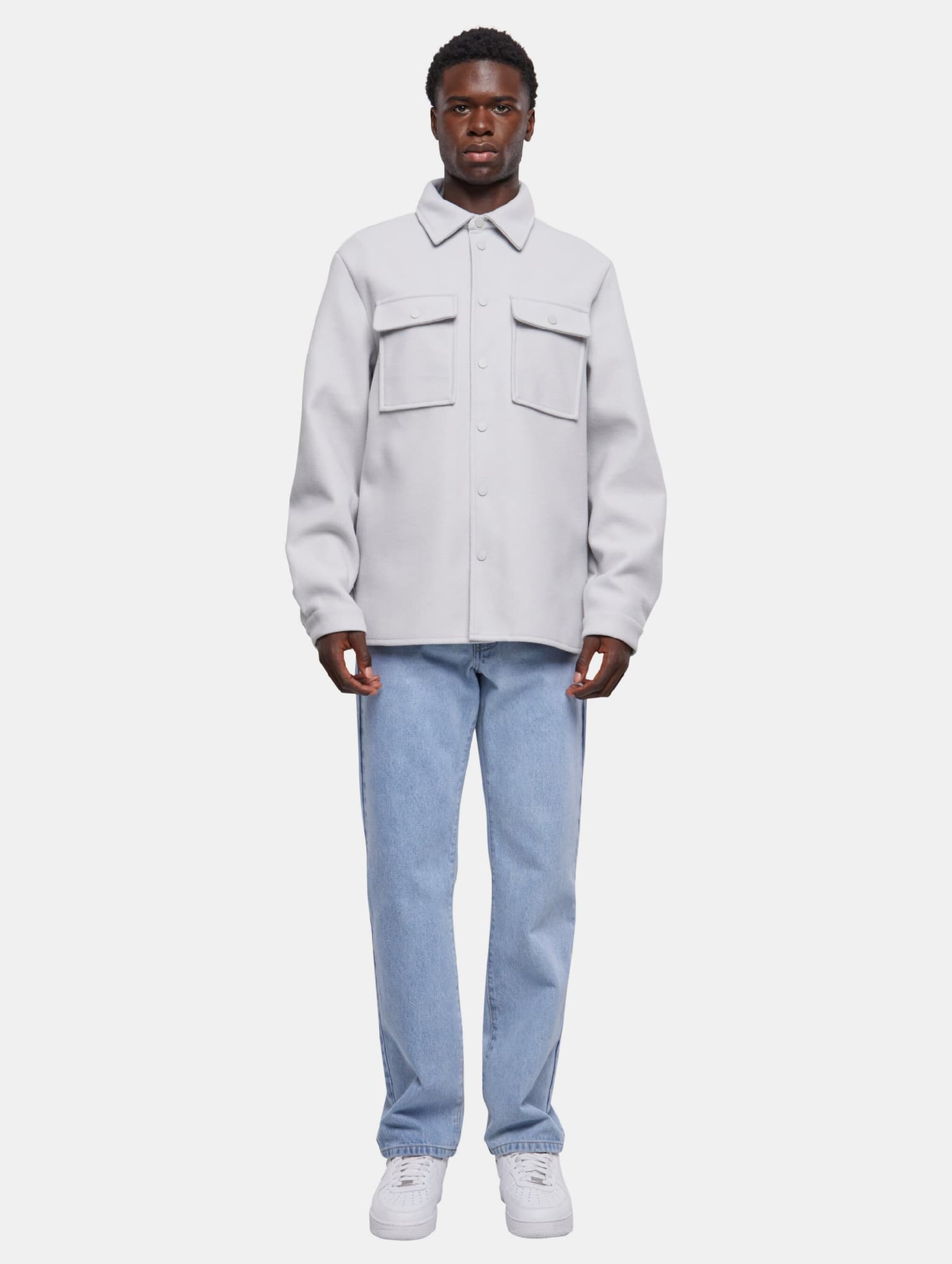 Urban Classics Plain Overshirt – Bild 3
