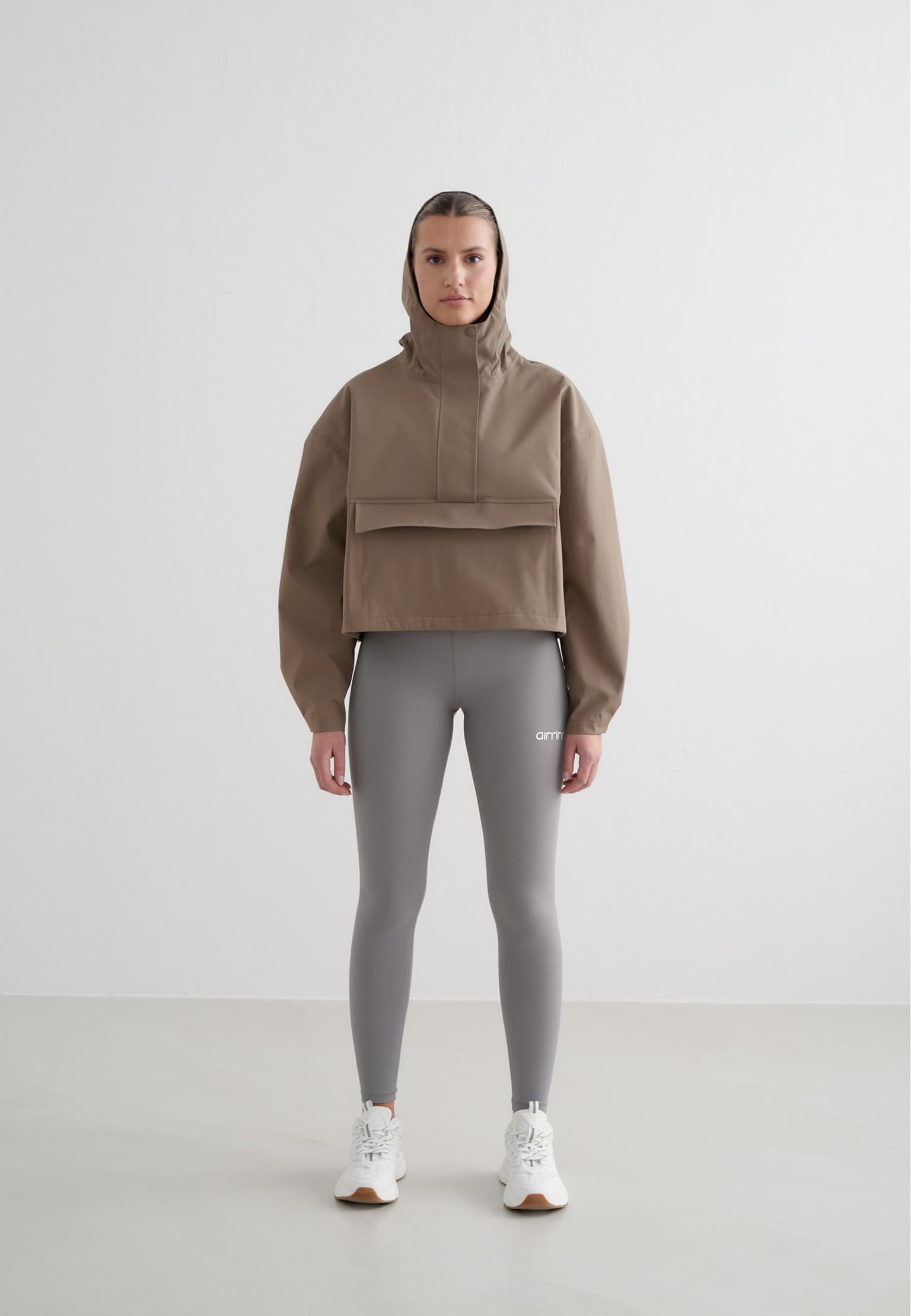 aimn Cropped Waterproof Anorak – Bild 4