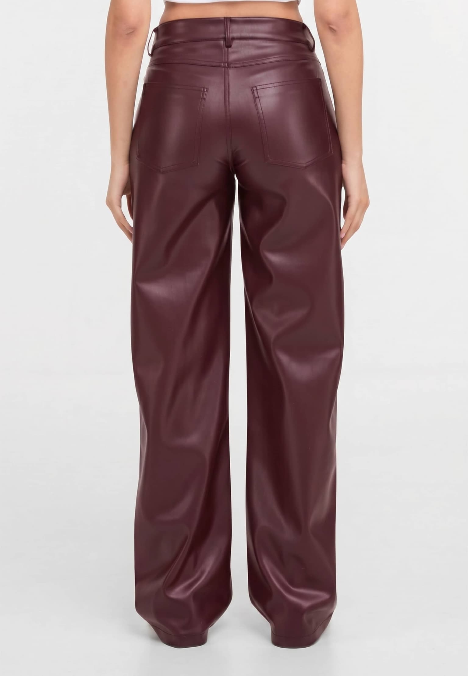 2Y Studios Tiva Loose Fit Leatherette Pants – Bild 2