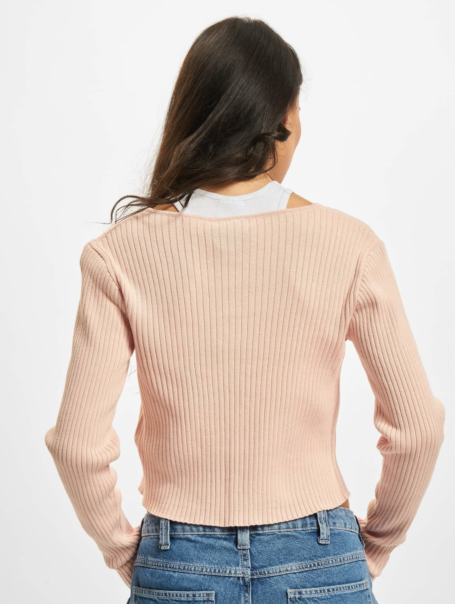 Fubu FW222-016-1, Corporate Rib Knit Bolero rose – Bild 2