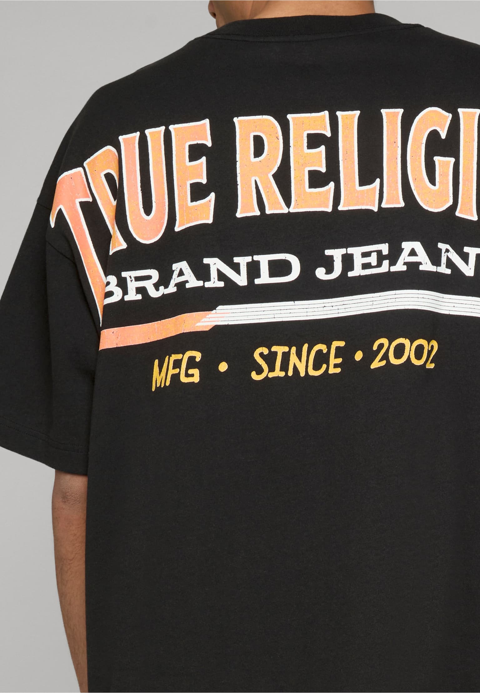 True Religion SS RETRO LOGO OVERSIZED TEE – Bild 3