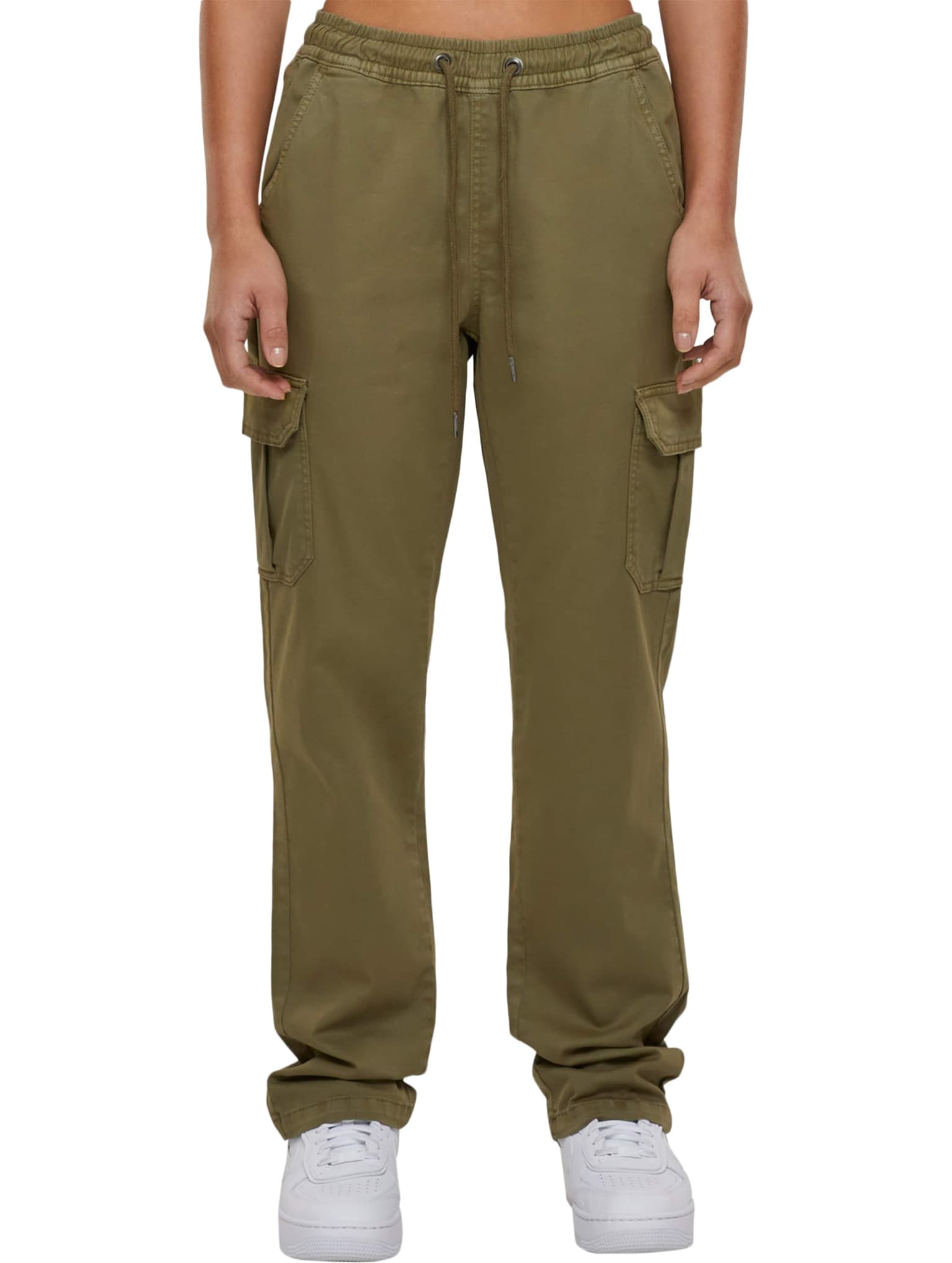 Urban Classics Ladies High Waist Twill Cargo Pants – Bild 3
