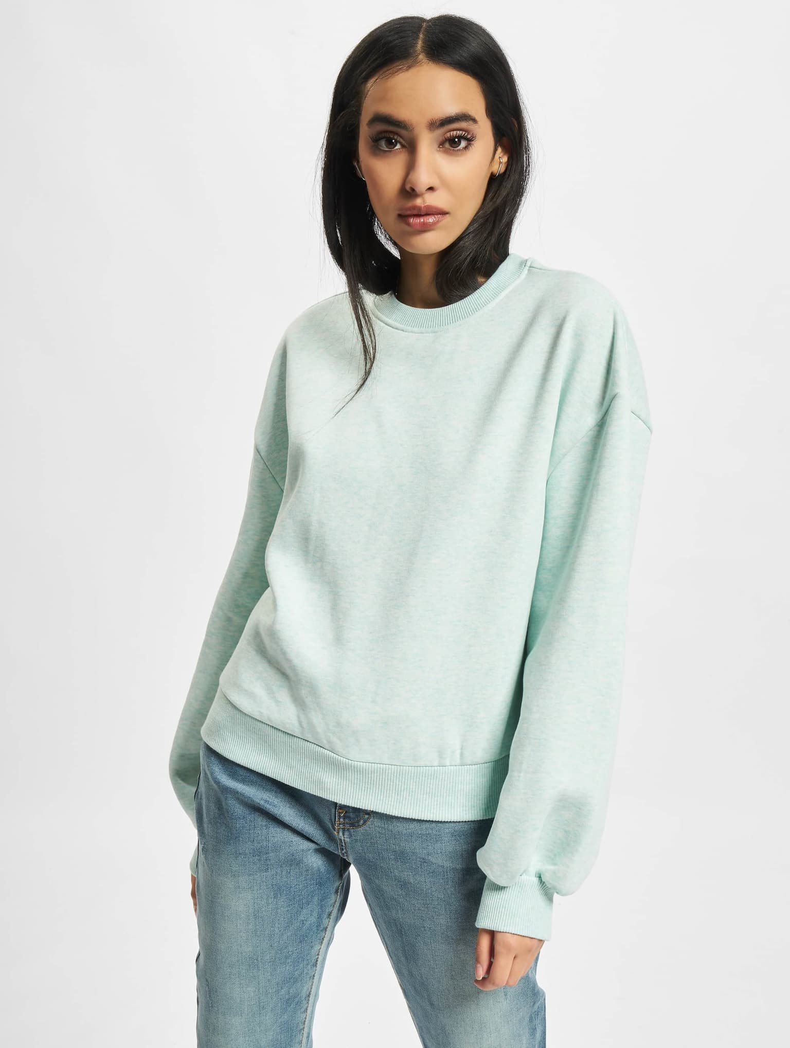 Urban Classics Ladies Oversized Color Melange Crewneck – Bild 3