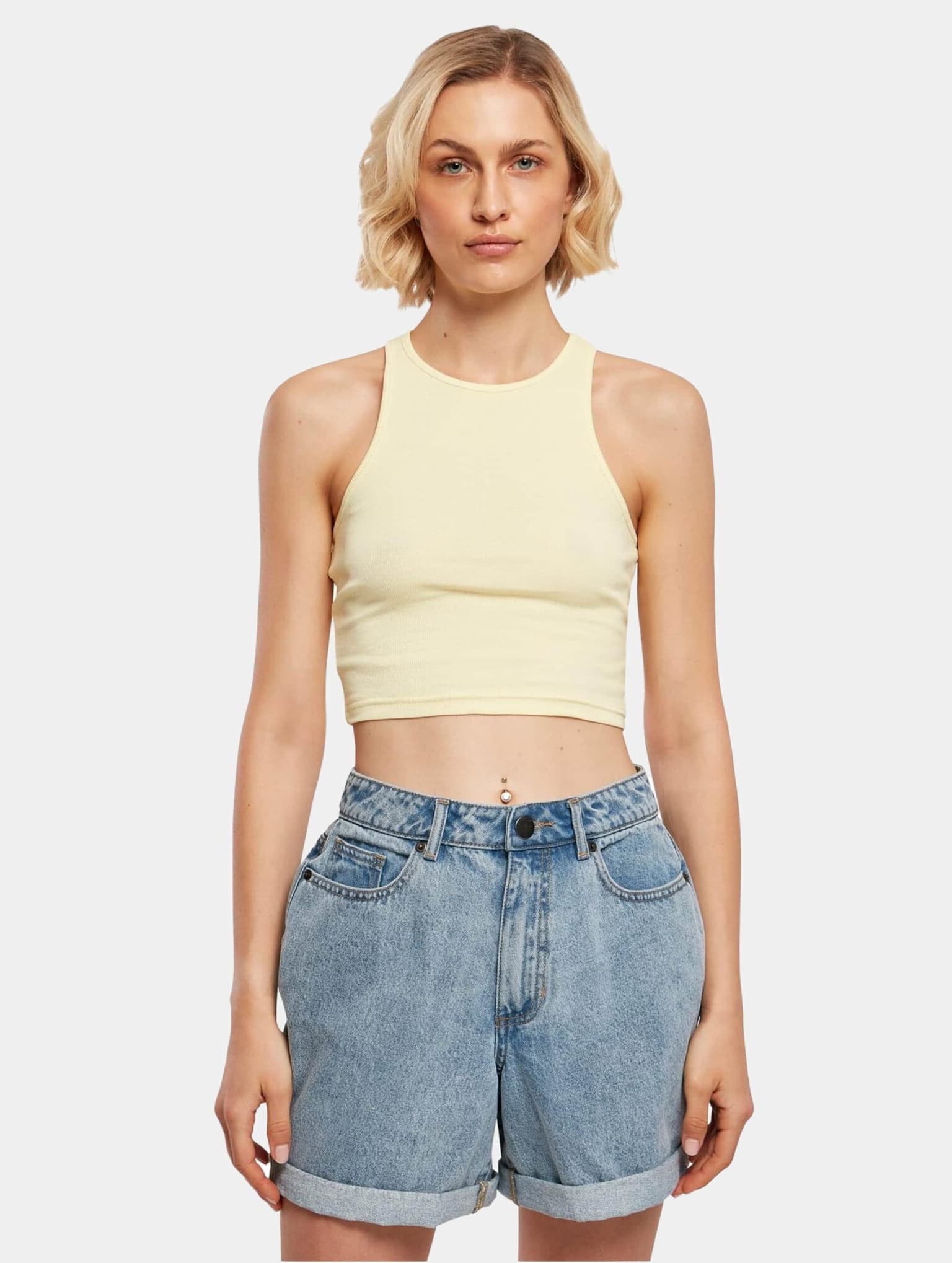 Urban Classics Ladies Cropped Rib Top – Bild 3