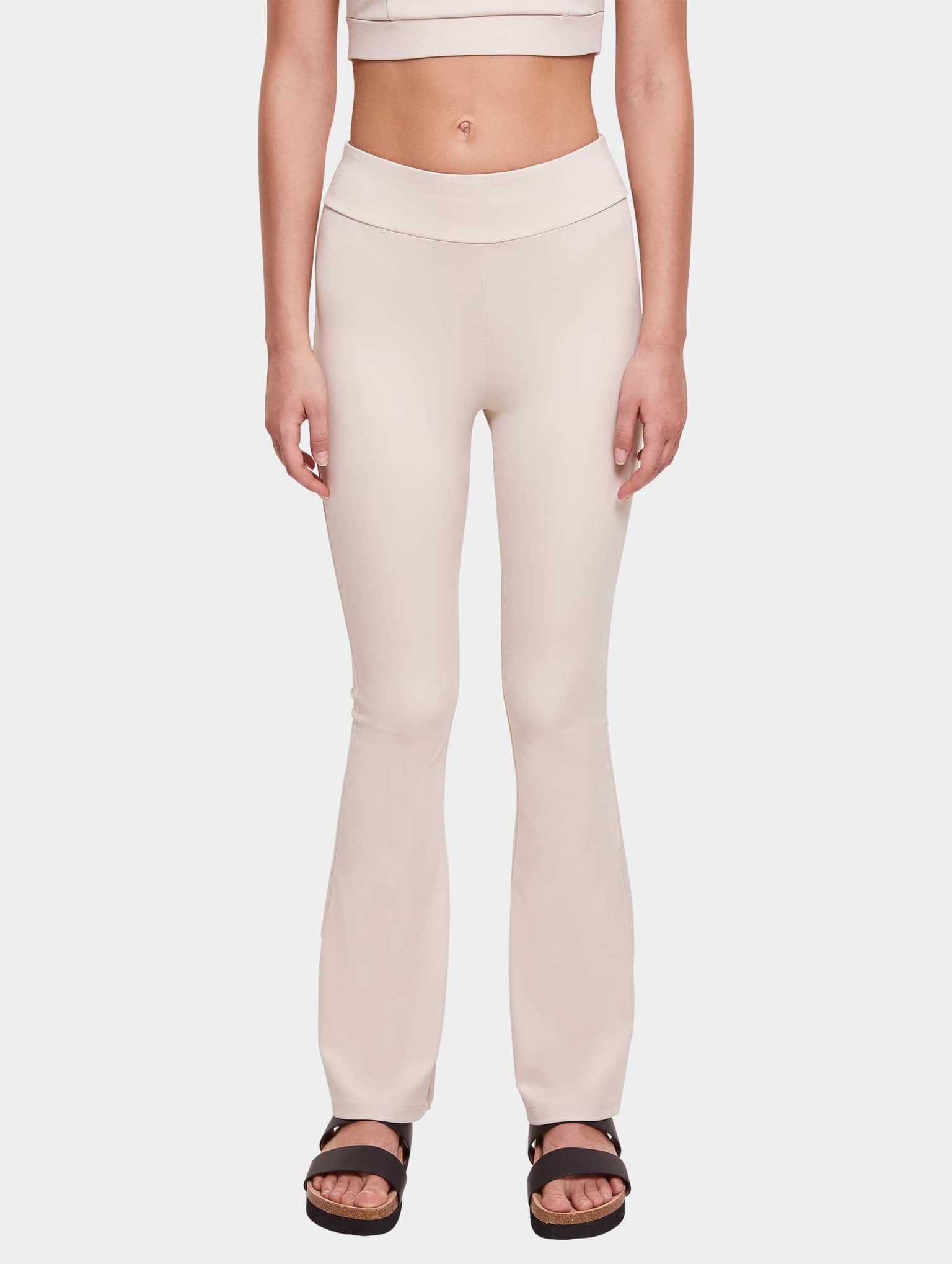 Urban Classics Ladies Essentials High Waist Flared Leggings – Bild 3