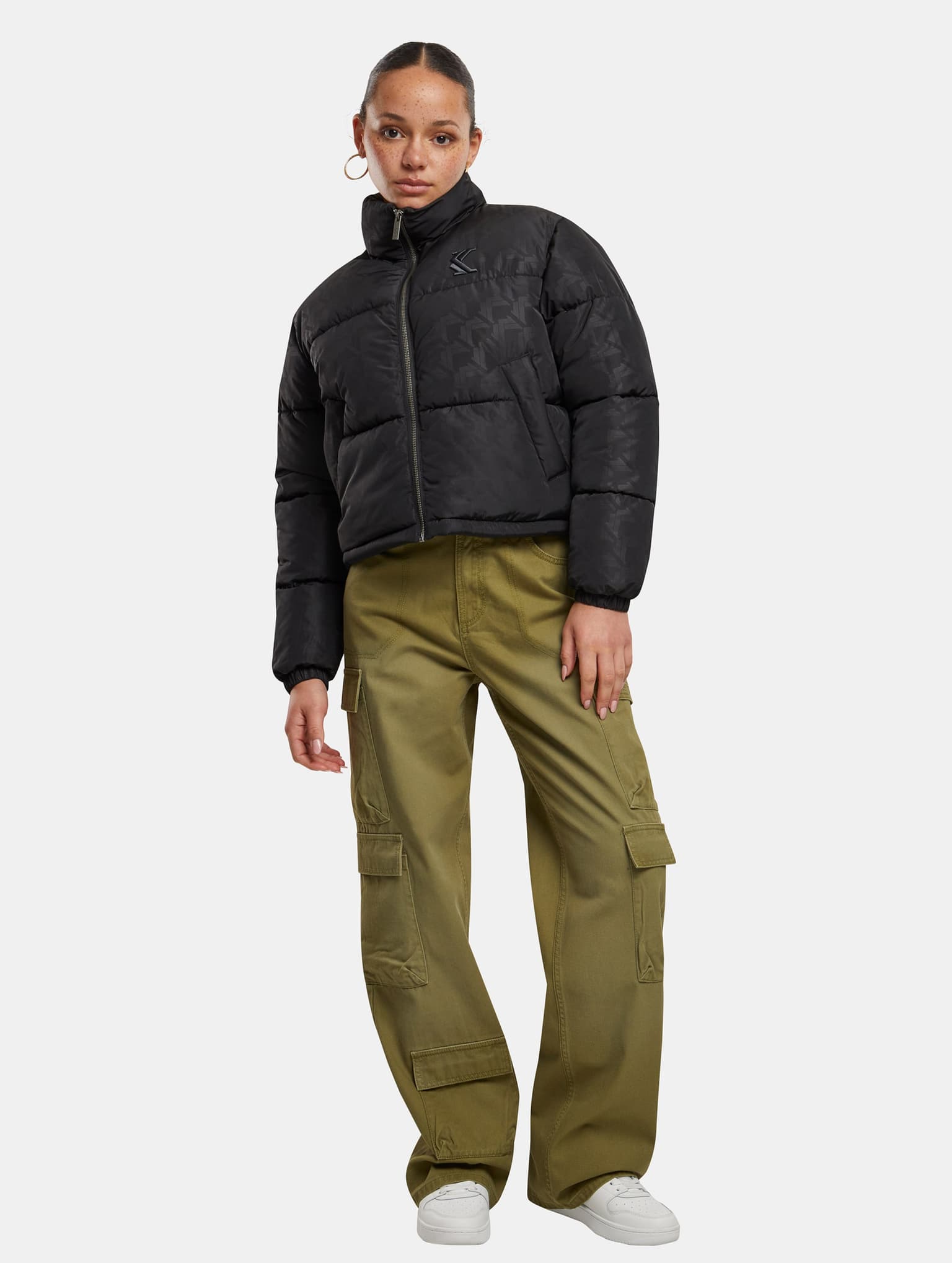 Karl Kani OG AOP Crop Puffer Jacket – Bild 4