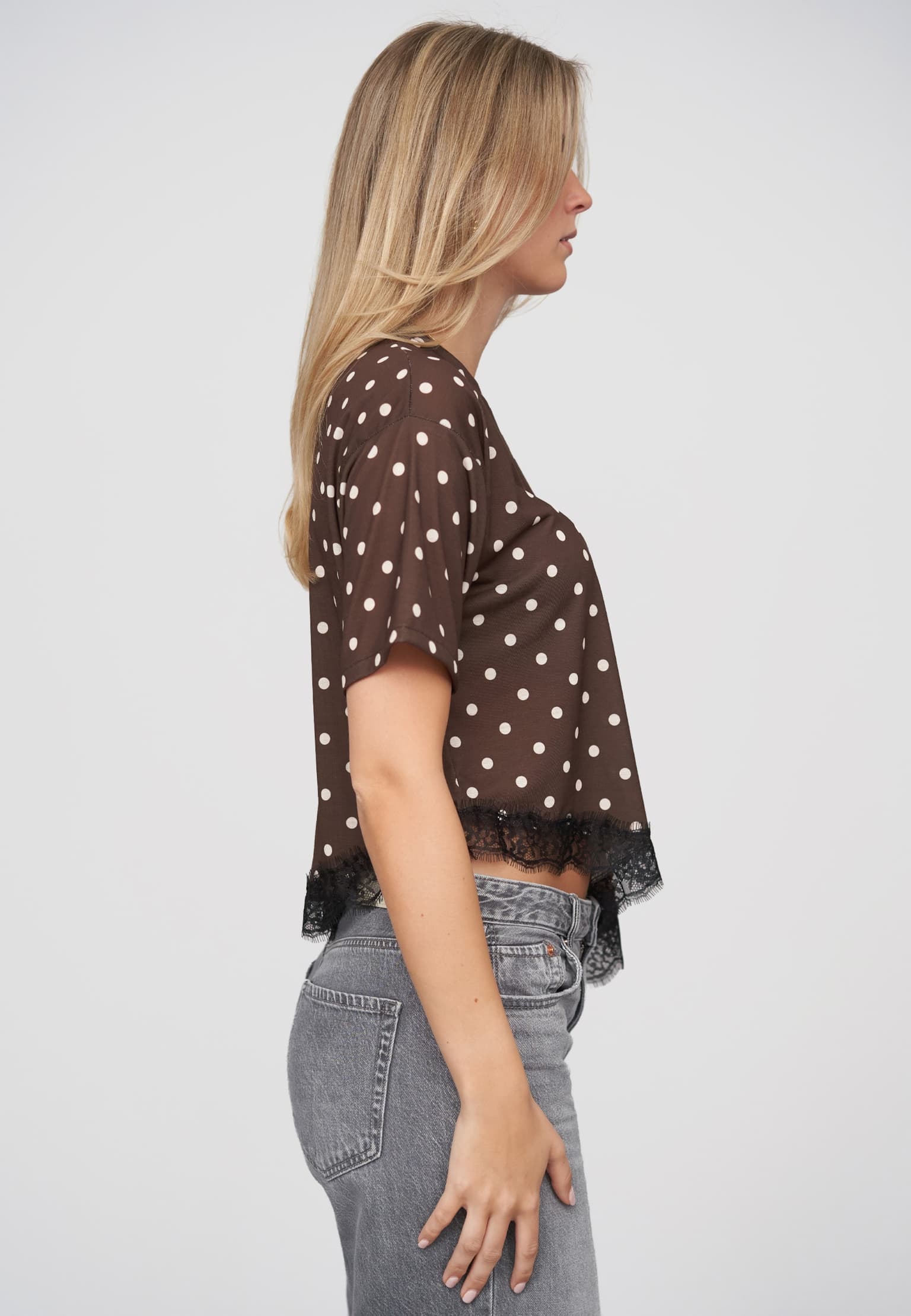 Cloud5ive Asymetric Lace Shirt – Bild 4