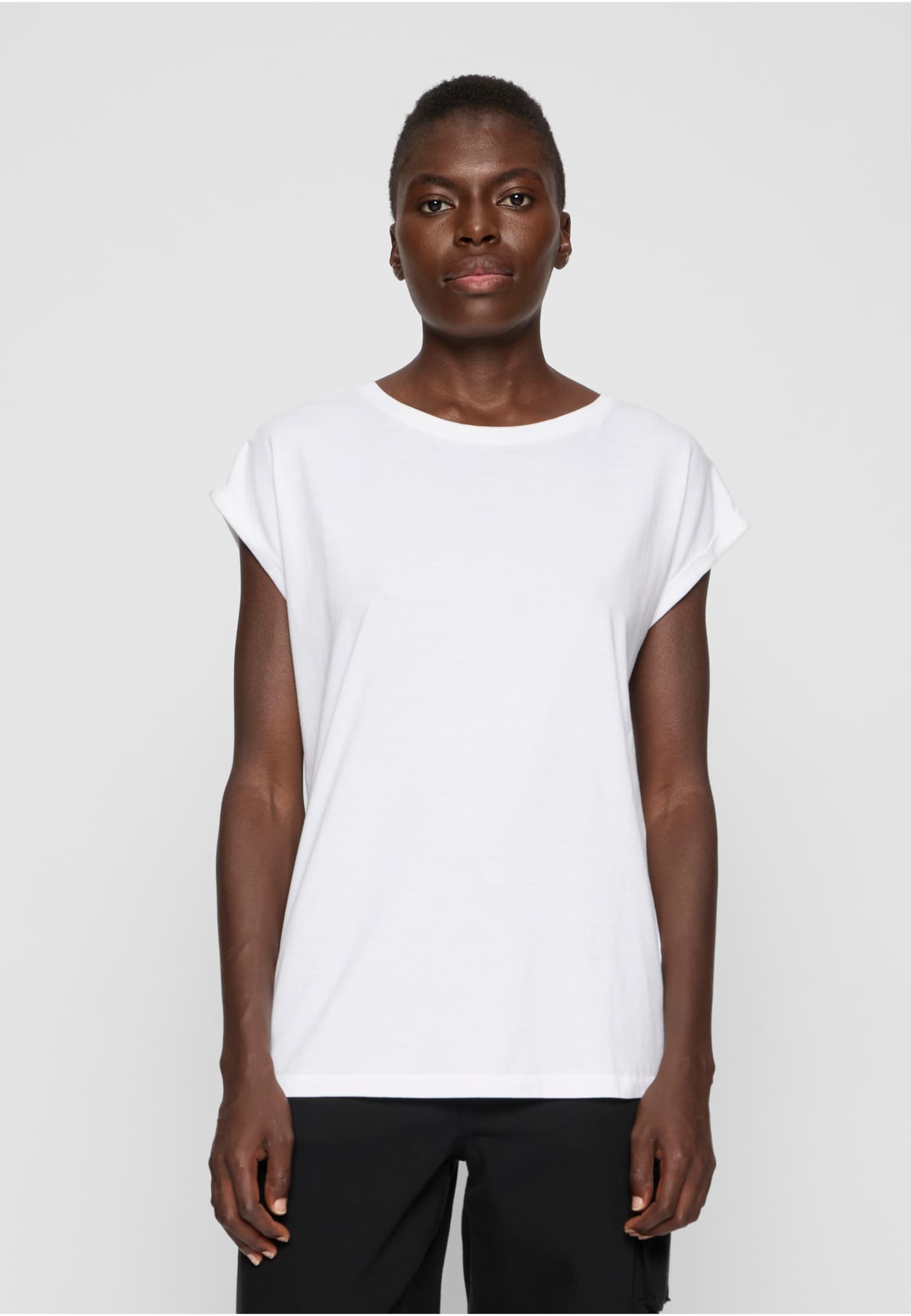 Urban Classics Pre-Pack Ladies Extended Shoulder Tee 2-Pack