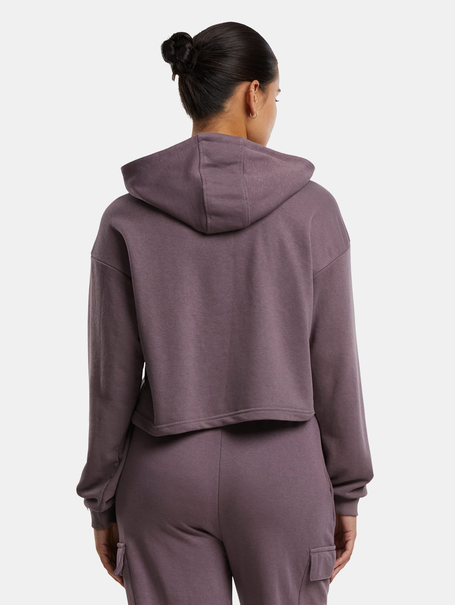 Urban Classics Ladies Oversized Cropped Light Terry Hoodie – Bild 2