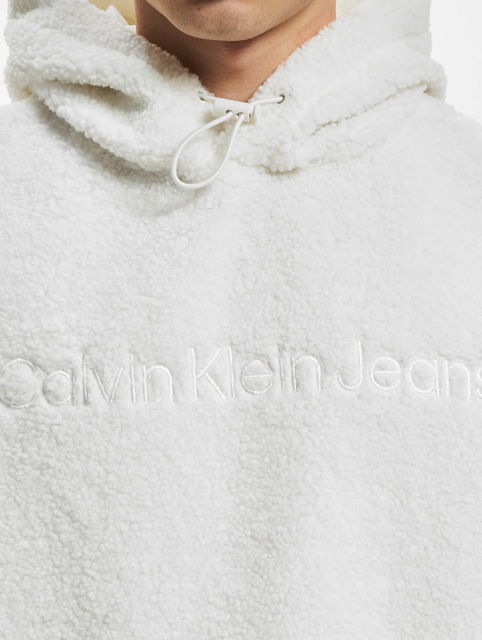 Calvin Klein Jeans Sherpa Mix Media Fleecepullover – Bild 4