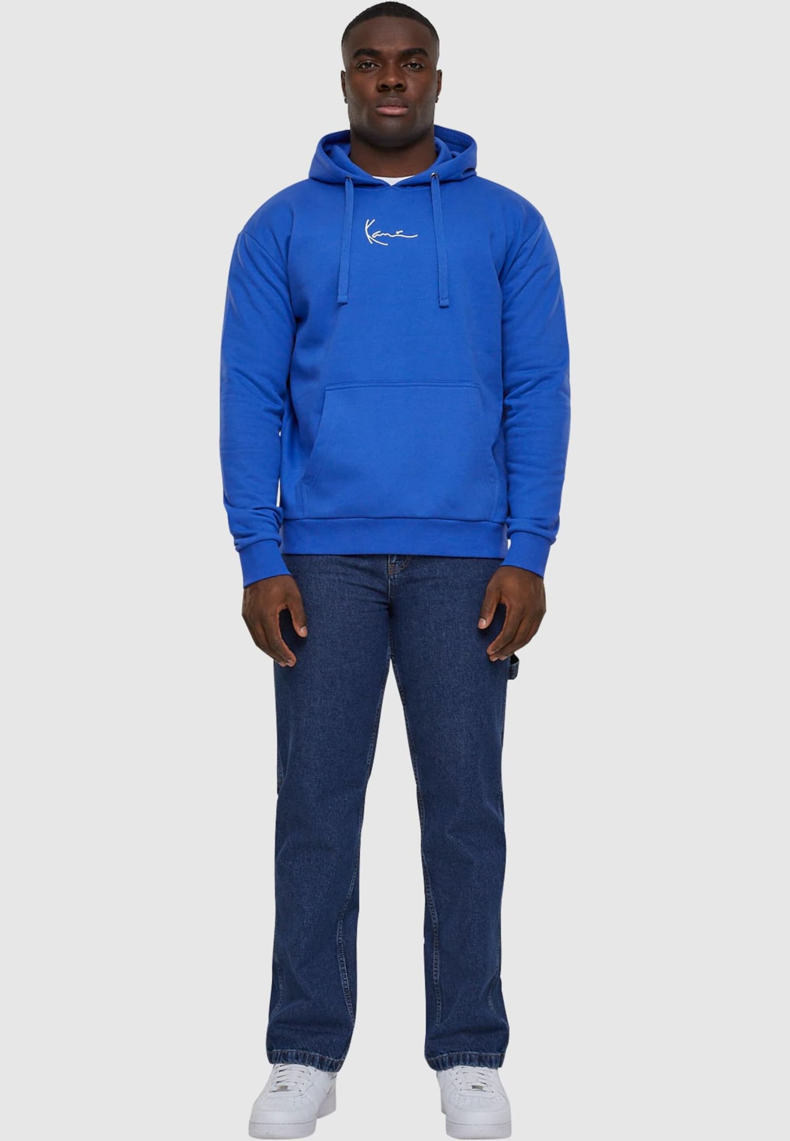 Karl Kani KK Small Signature Essential Hoodie blue – Bild 4
