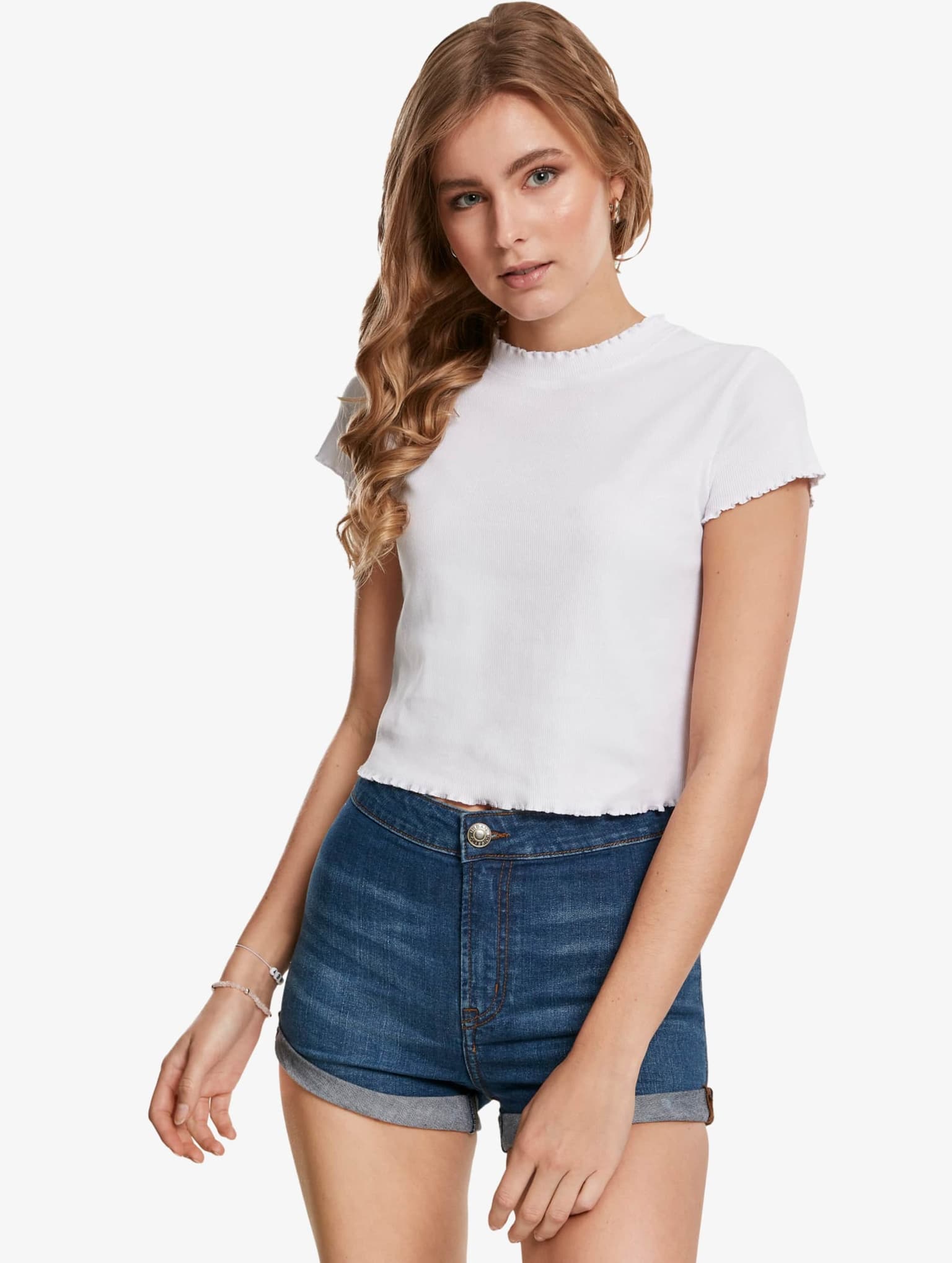 Urban Classics Ladies Cropped Rib Tee – Bild 3